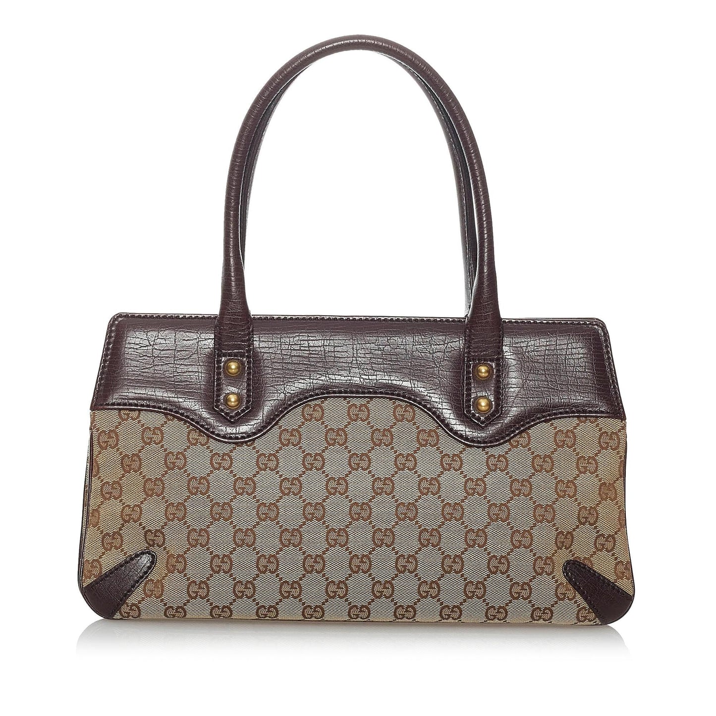 Gucci GG Canvas Horsebit Handbag (SHG-29601)