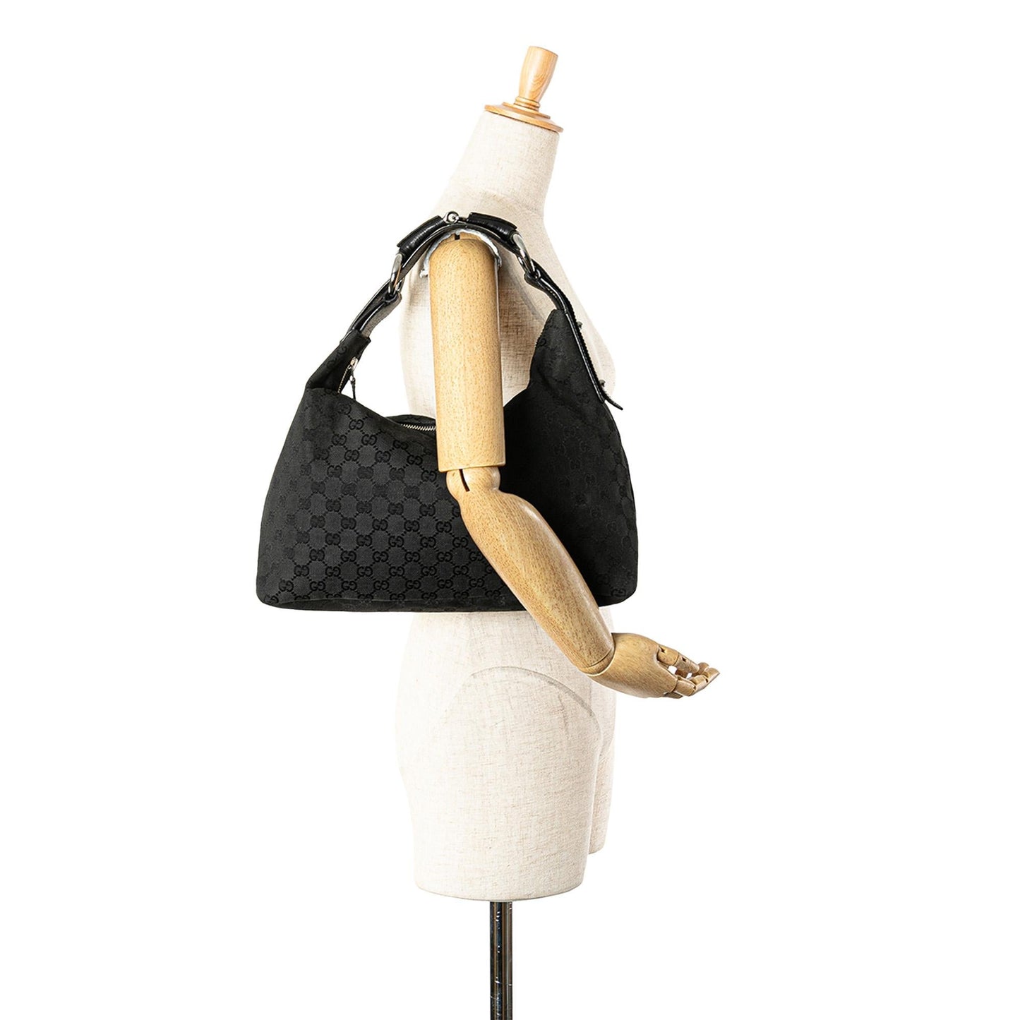 Gucci GG Canvas Horsebit Hobo