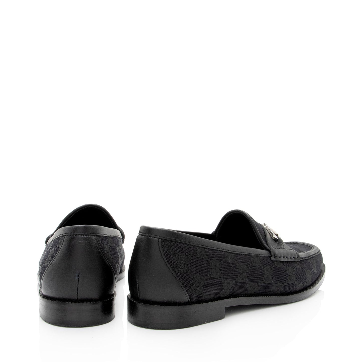 Gucci GG Canvas Horsebit Loafers - Size 7.5 / 37.5 (SHF-ZxcBTe)
