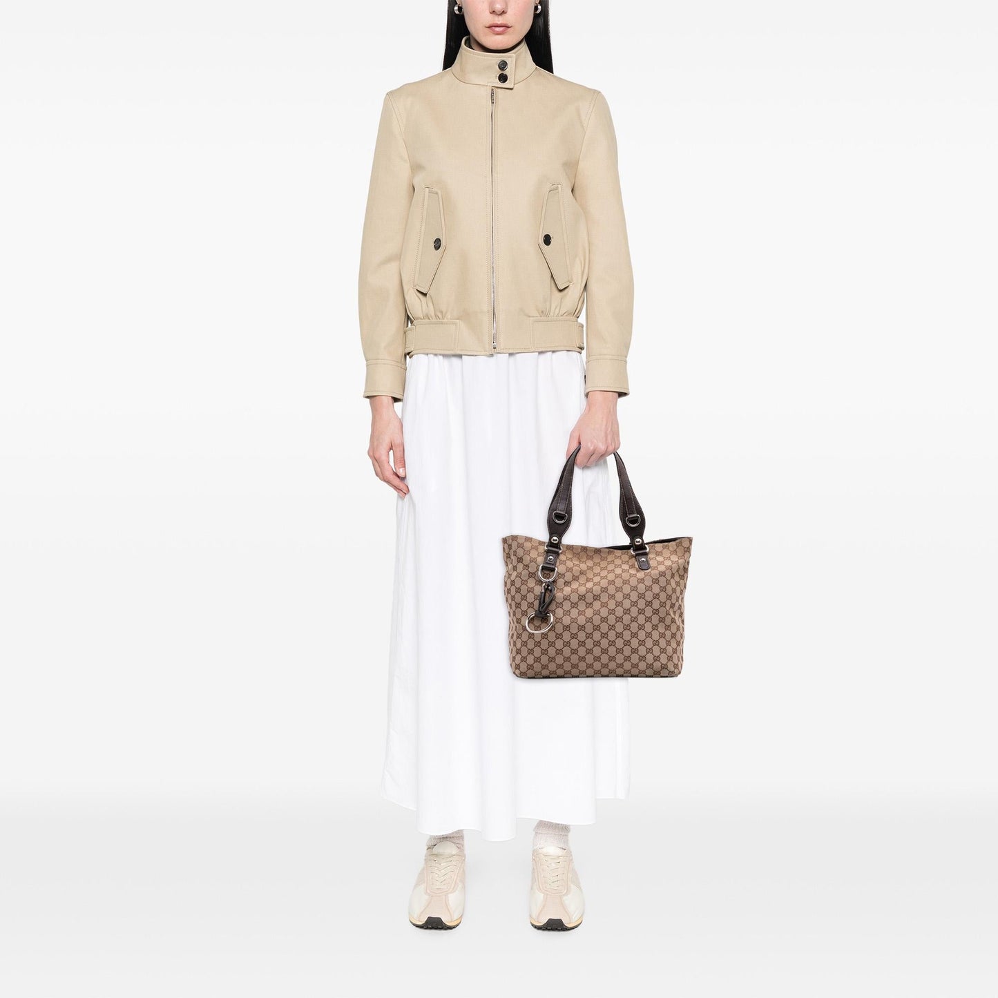 Gucci GG Canvas Icon Bit Tote