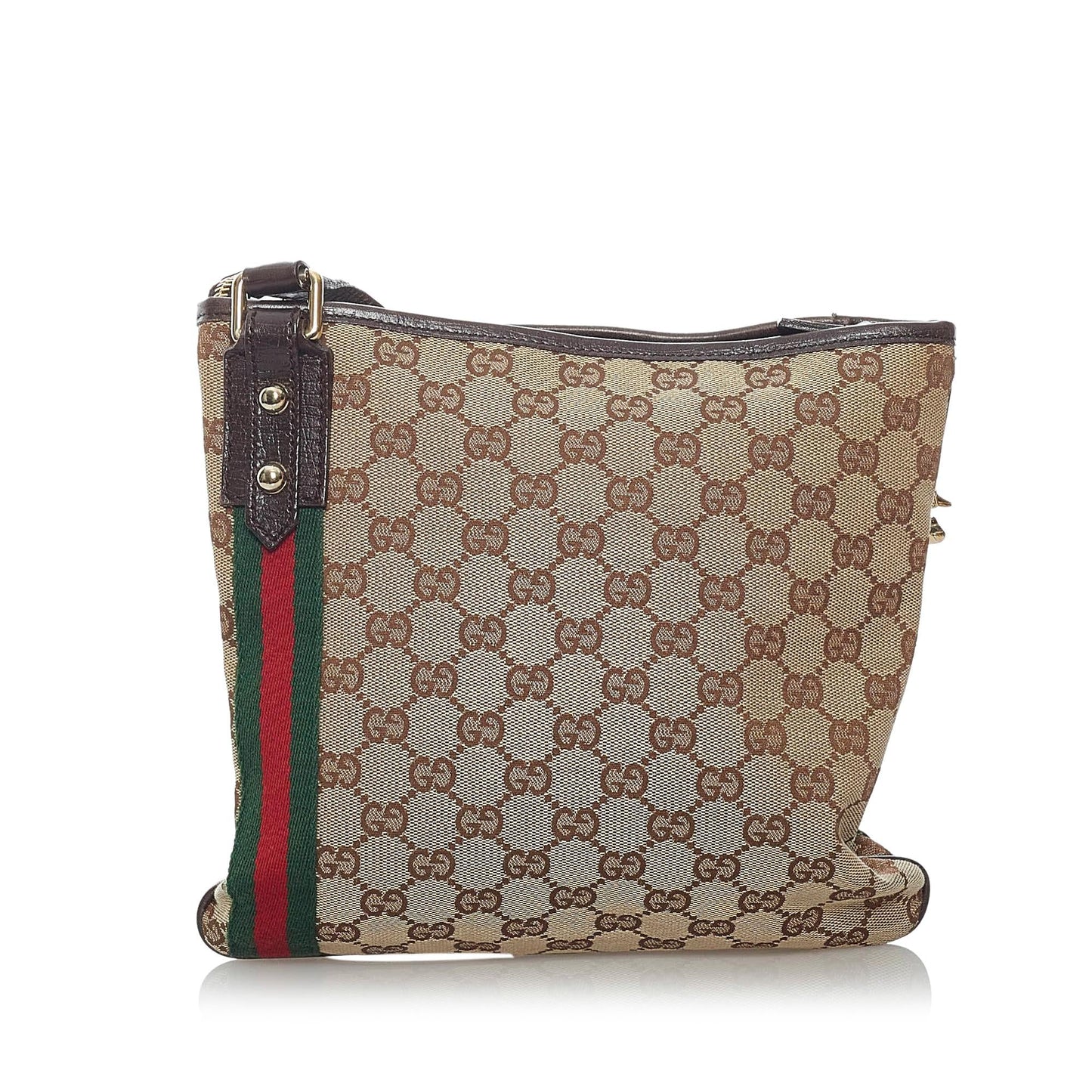 Gucci GG Canvas Jolicoeur Crossbody Bag (SHG-29452)