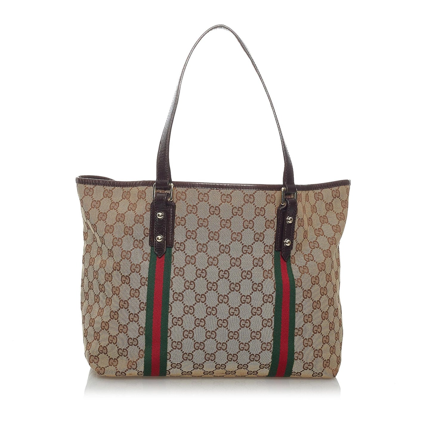 Gucci GG Canvas Jolicoeur Tote Bag (SHG-29464)