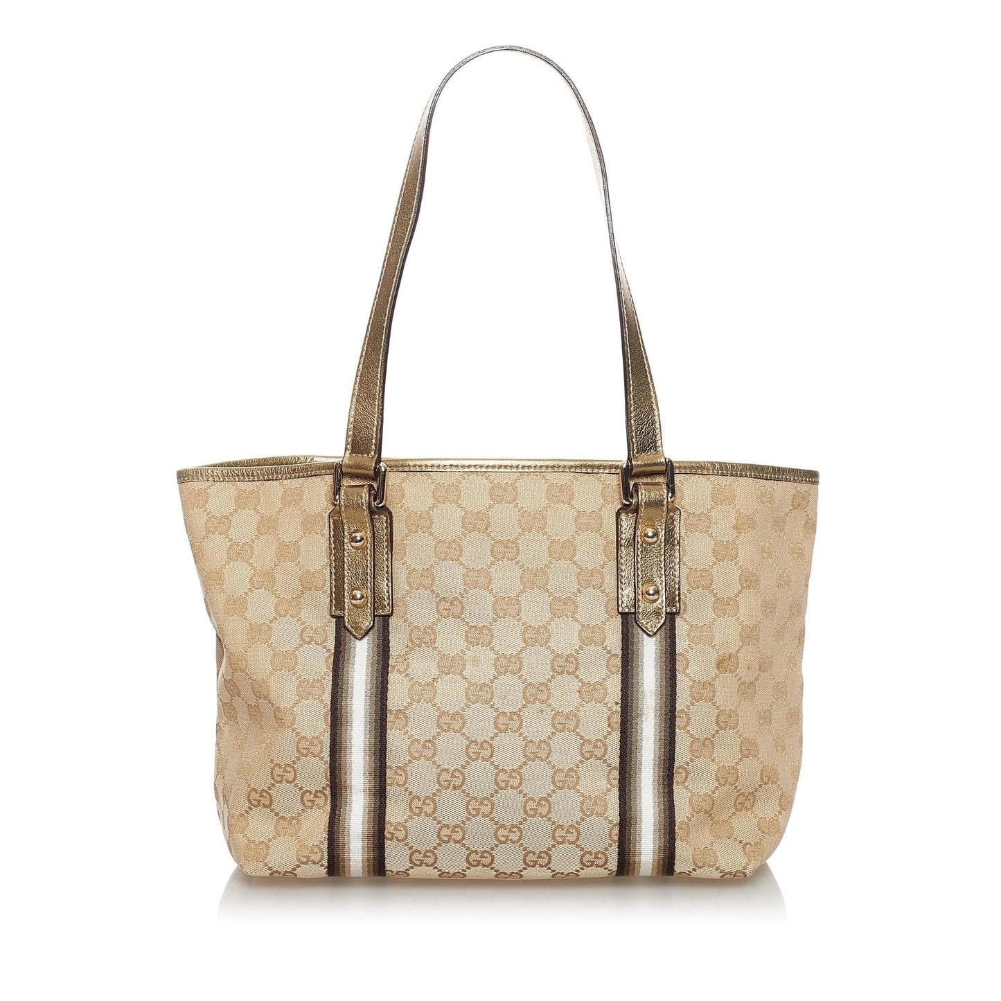 Gucci GG Canvas Jolicoeur Tote Bag (SHG-31269)