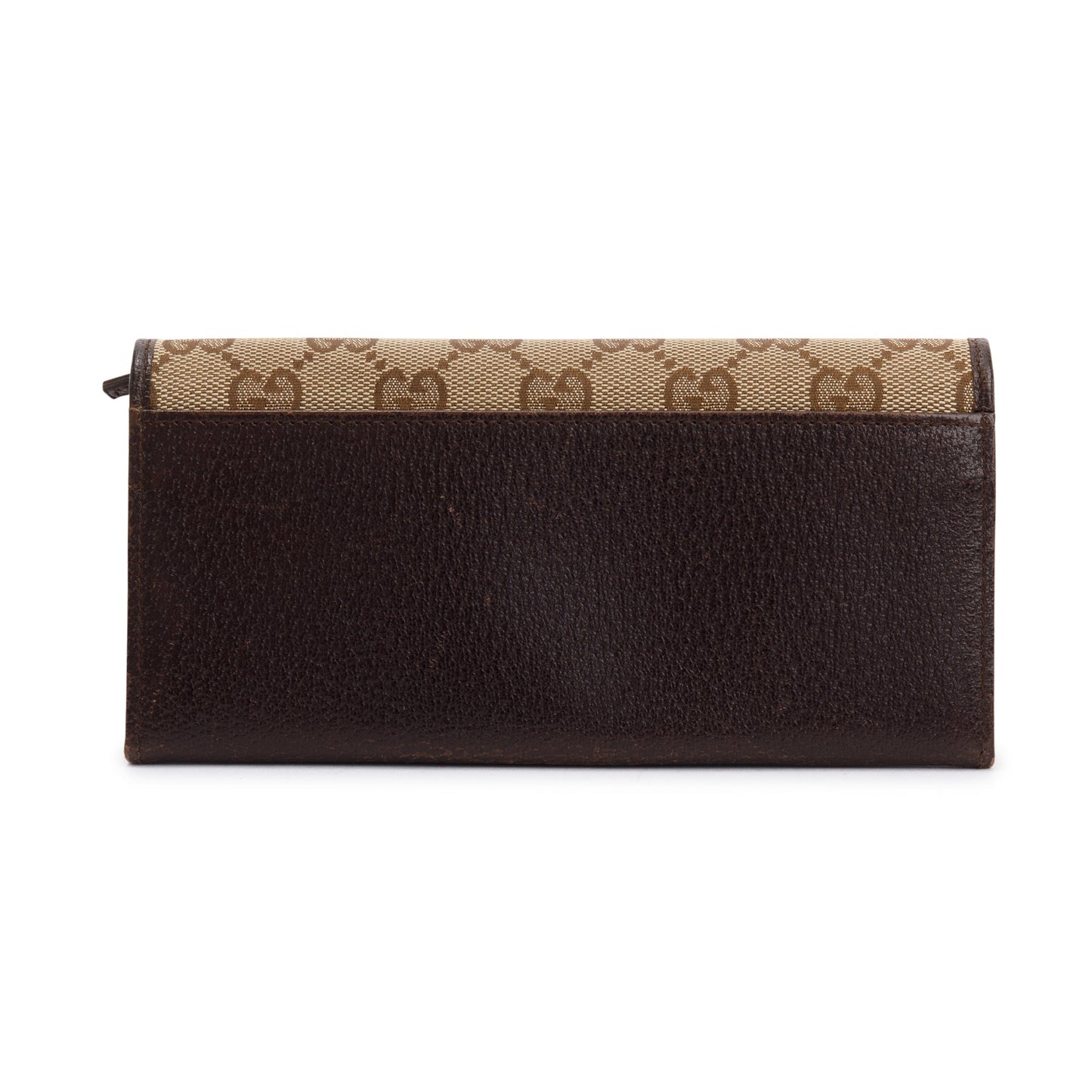 Gucci GG Canvas Long Flap Wallet