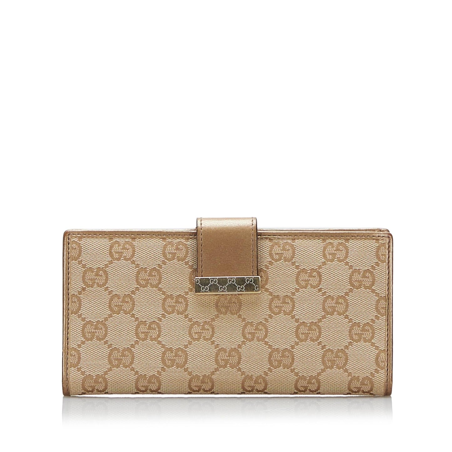 Gucci GG Canvas Long Wallet (SHG-gzModk)