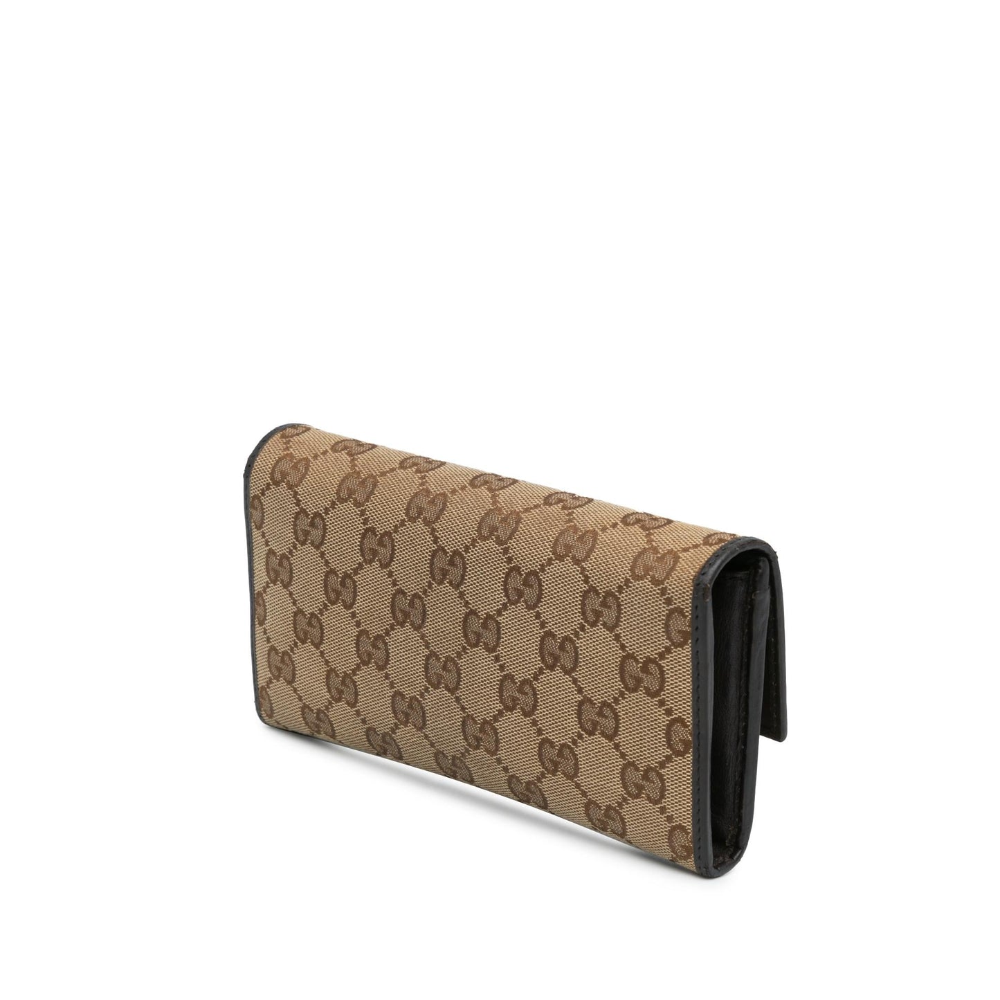 Gucci GG Canvas Long Wallet (SHG-FB3eM4)