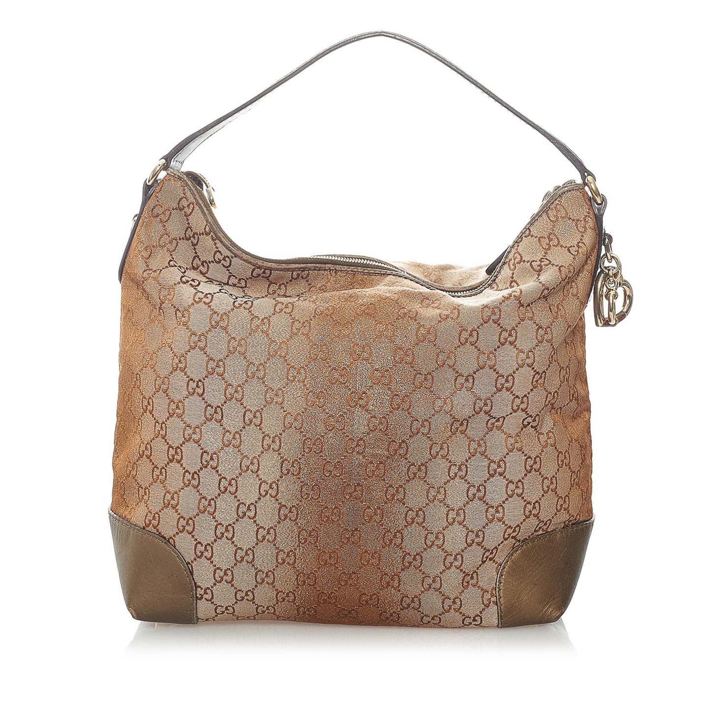 Gucci GG Canvas Lurex Heart Bit Tote Bag (SHG-31986)