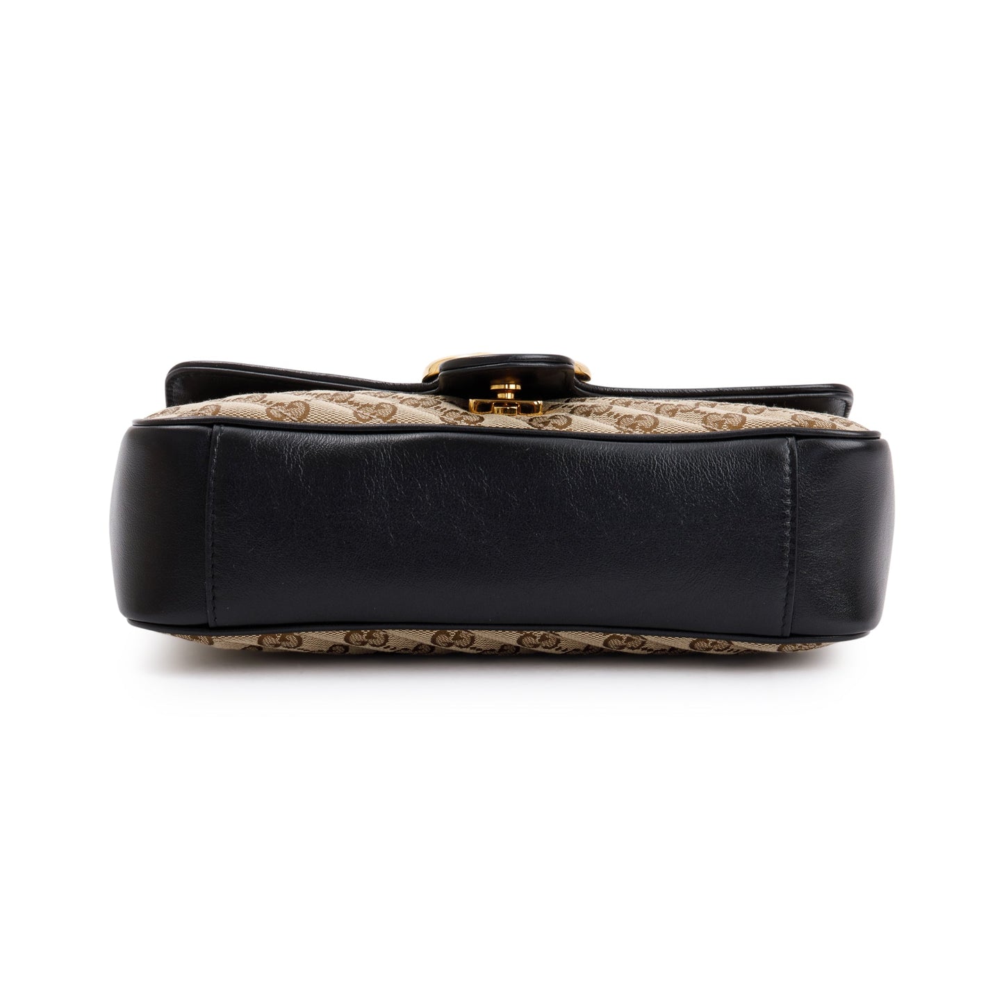 Gucci GG Canvas Marmont Diagonal Quilted Small Shoulder Bag