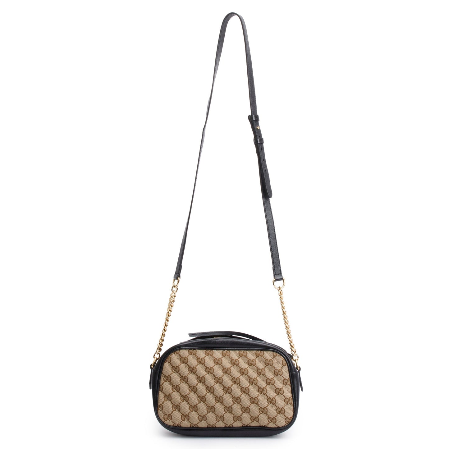 Gucci GG Canvas Marmont Matelasse Small Shoulder Bag
