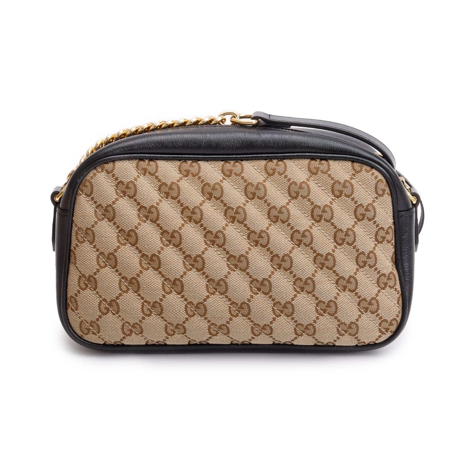 Gucci GG Canvas Marmont Matelasse Small Shoulder Bag