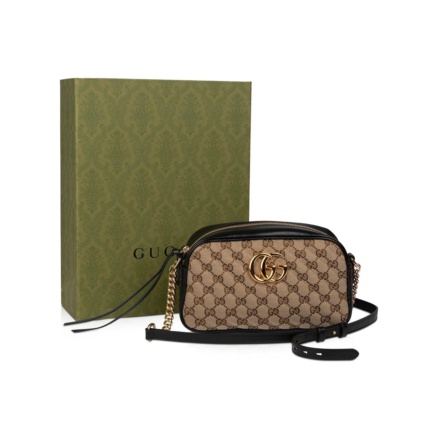 Gucci GG Canvas Marmont Small Shoulder Bag