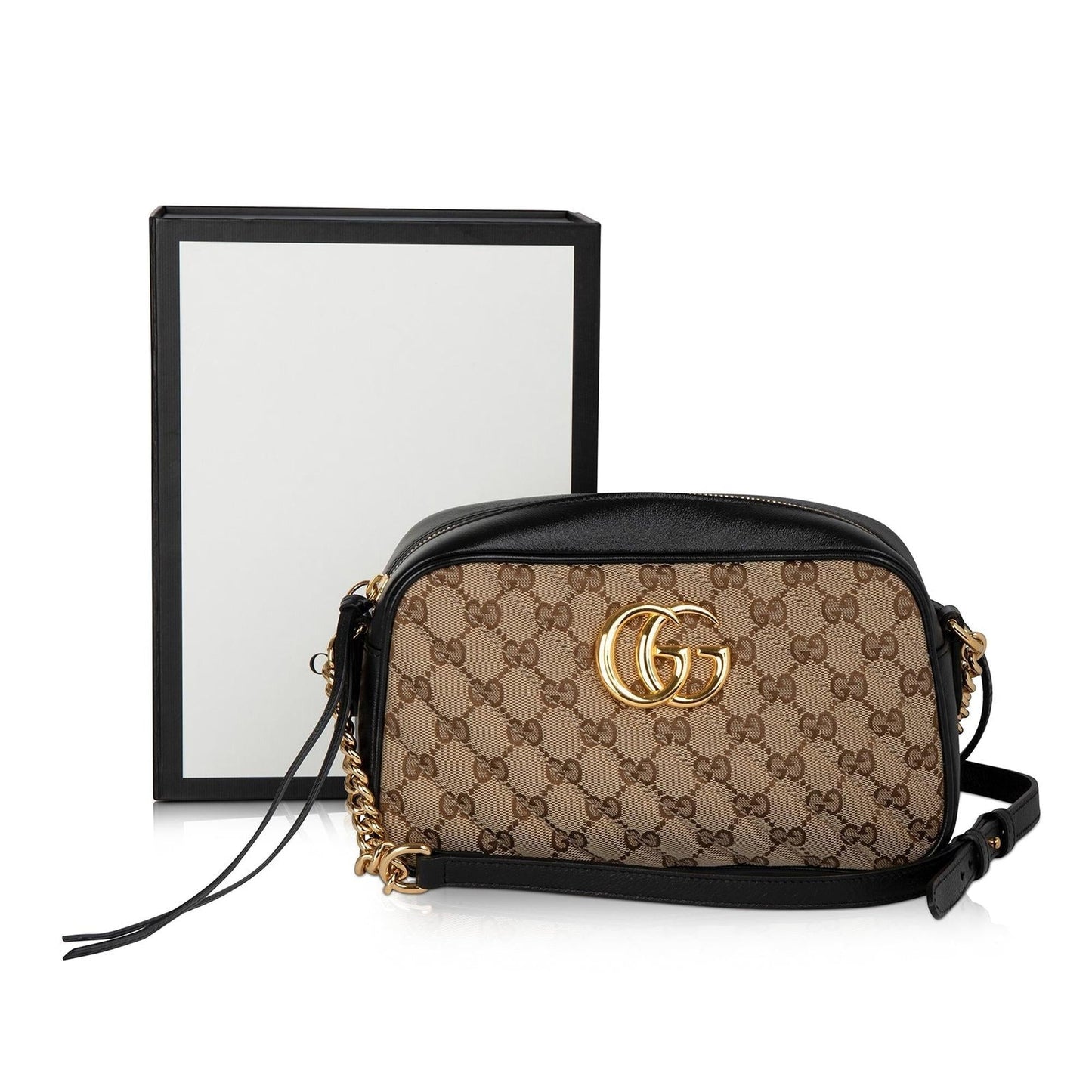 Gucci GG Canvas Marmont Small Shoulder Bag