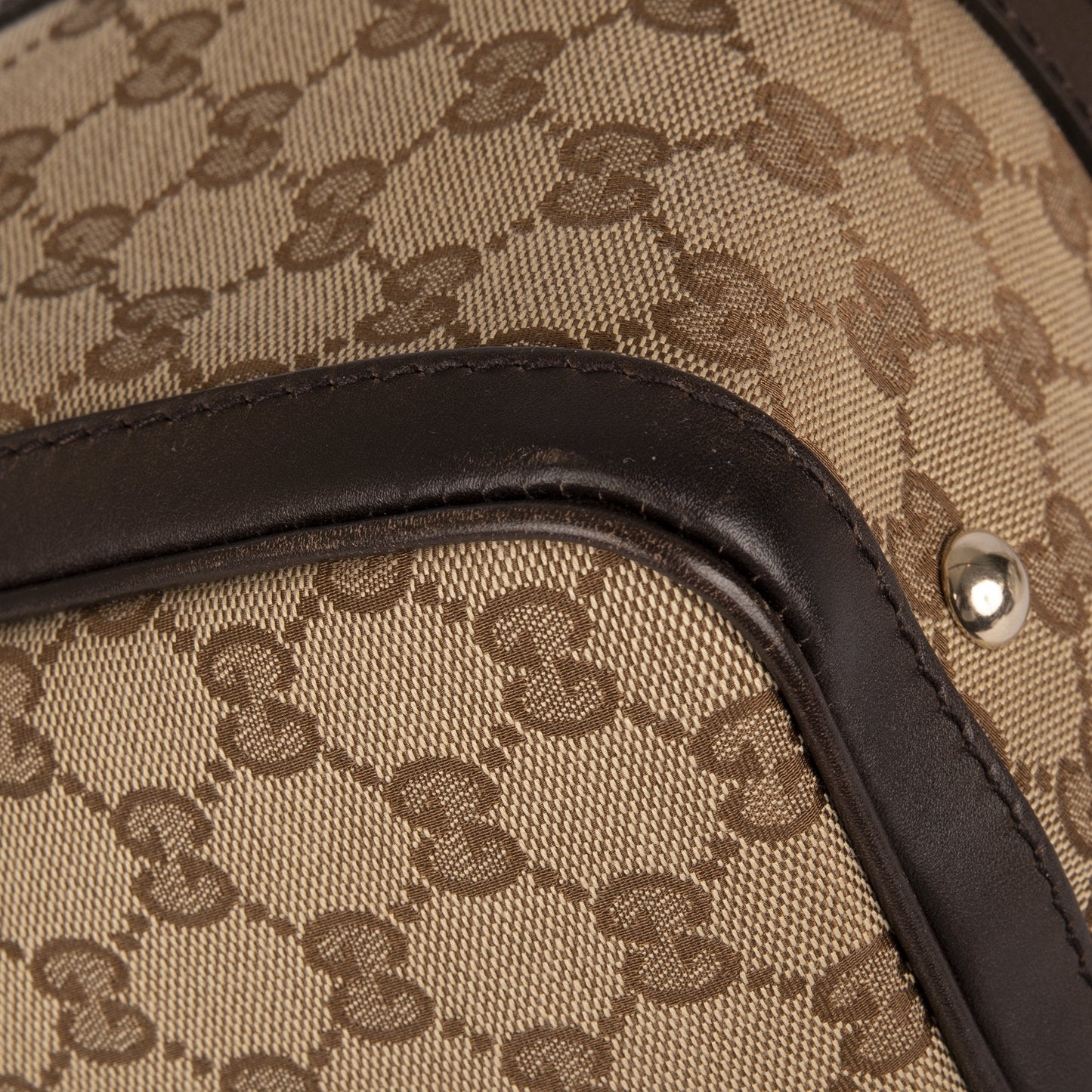 Gucci GG Canvas Medium Boston Bag