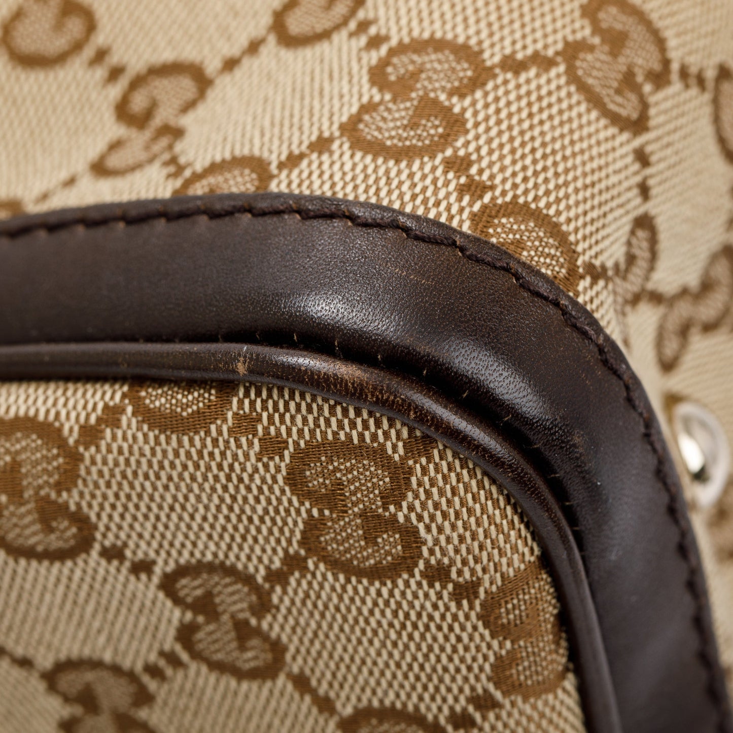 Gucci GG Canvas Medium Boston Bag