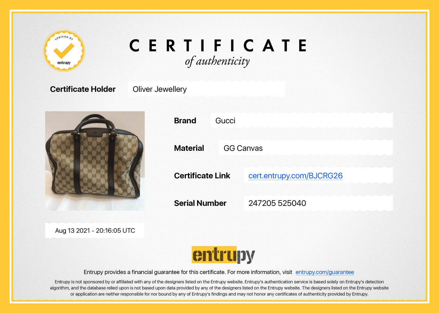 Gucci GG Canvas Medium Boston Bag