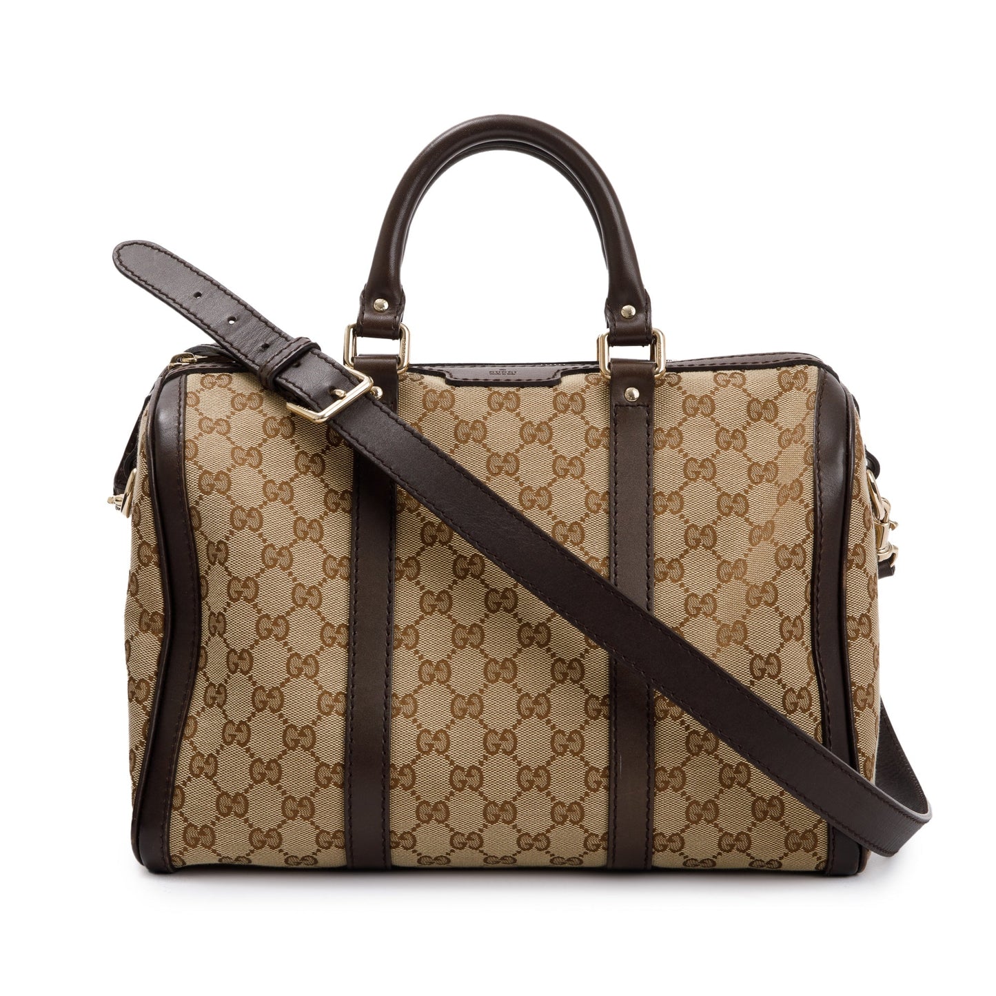 Gucci GG Canvas Medium Boston Bag