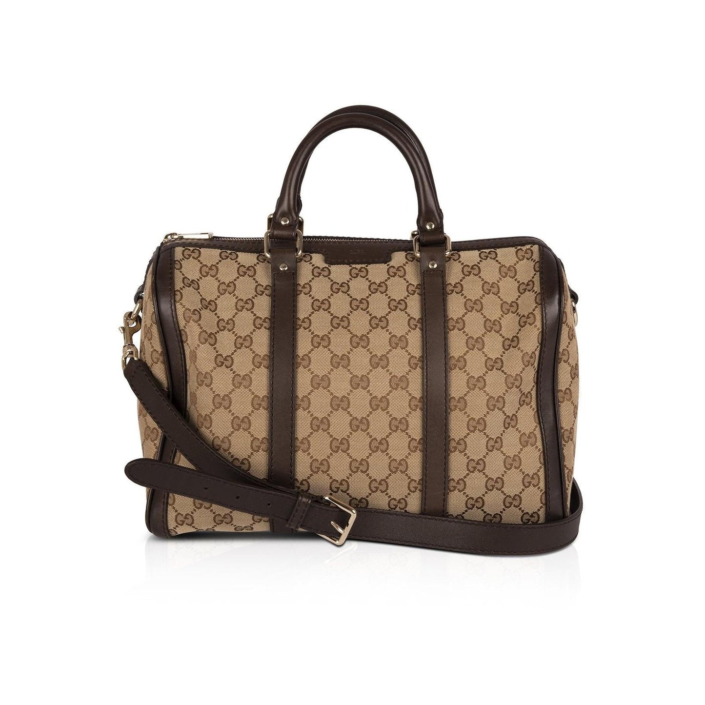 Gucci GG Canvas Medium Boston Bag