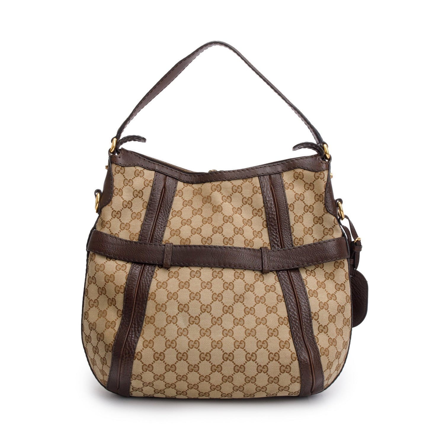 Gucci GG Canvas Medium GG Running Hobo