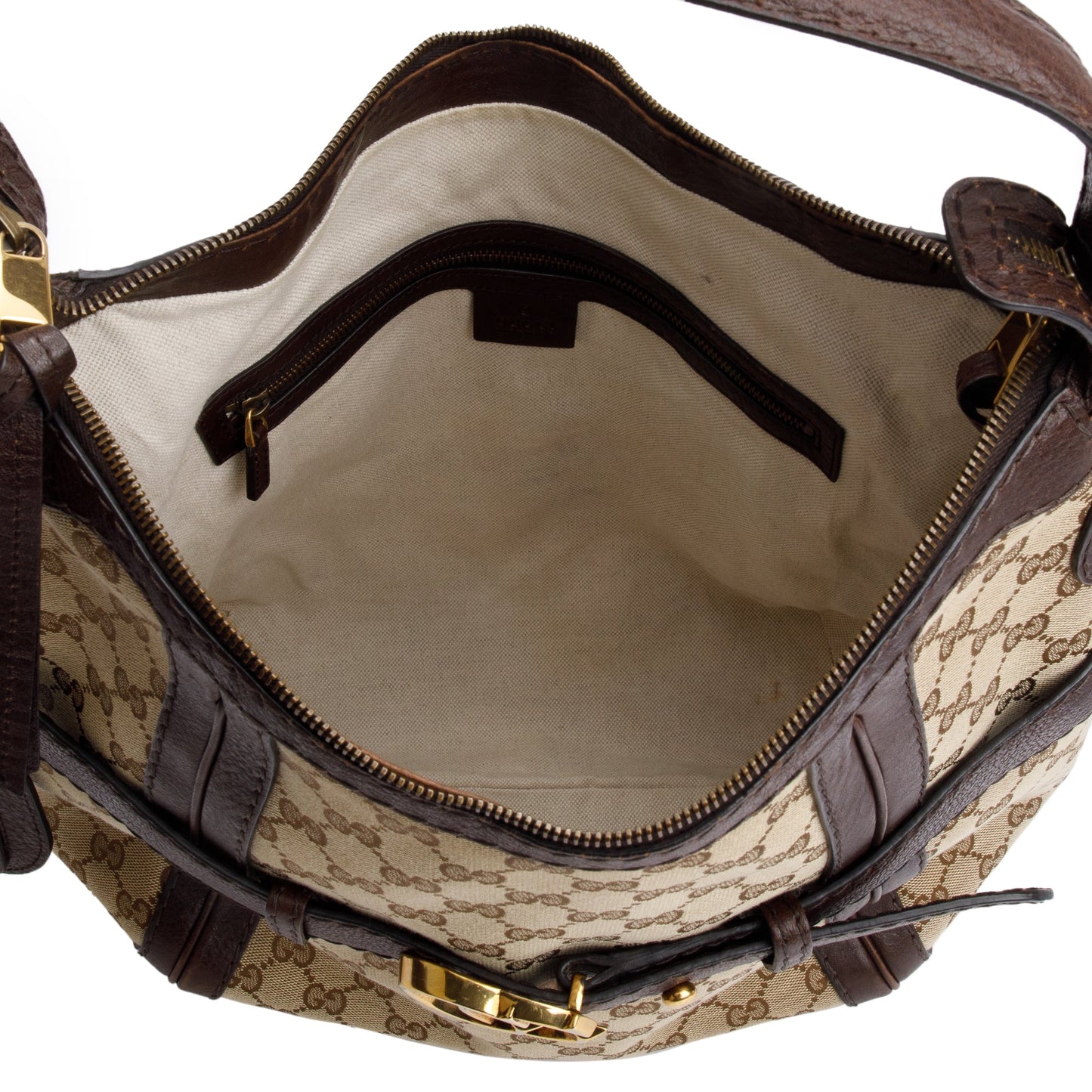 Gucci GG Canvas Medium GG Running Hobo