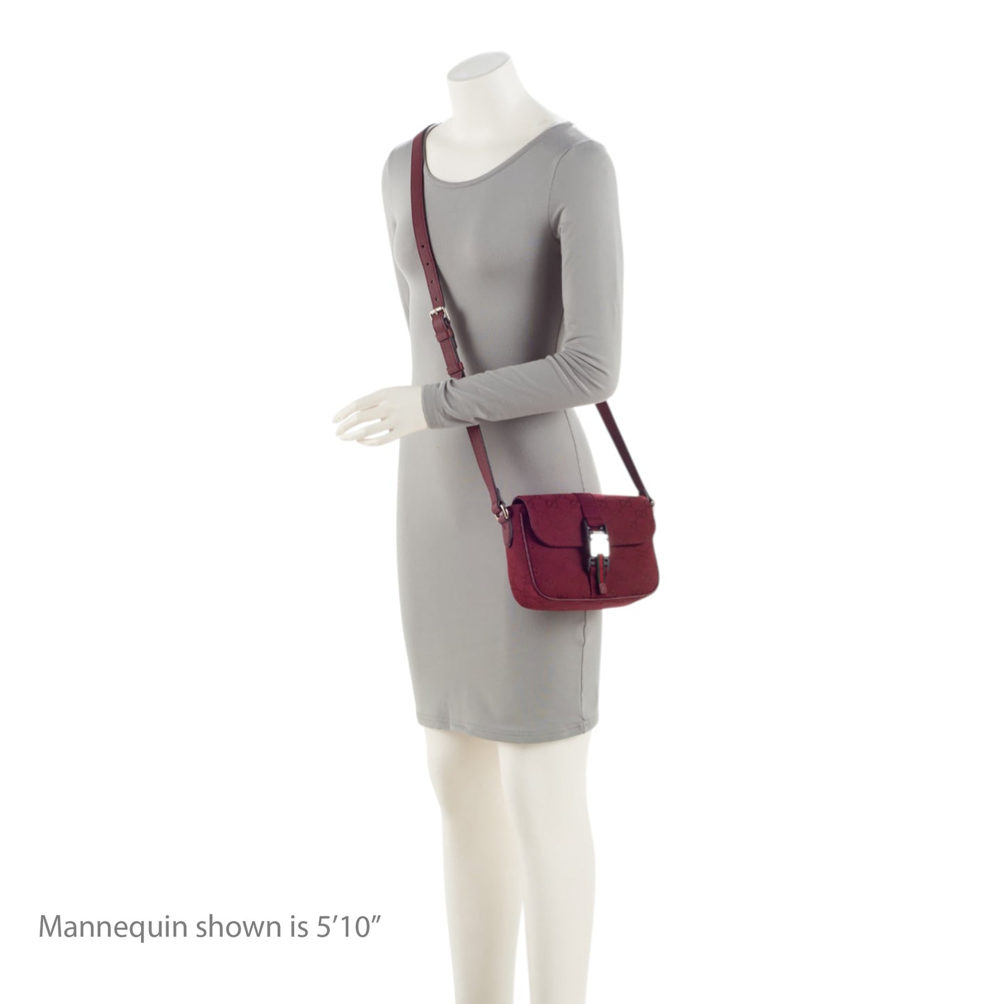 Gucci GG Canvas Web Buckle Mini Crossbody