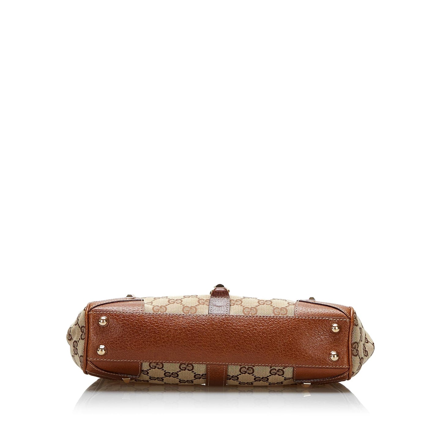 Gucci GG Canvas Nailhead Jackie Bardot (SHG-6ihMuF)