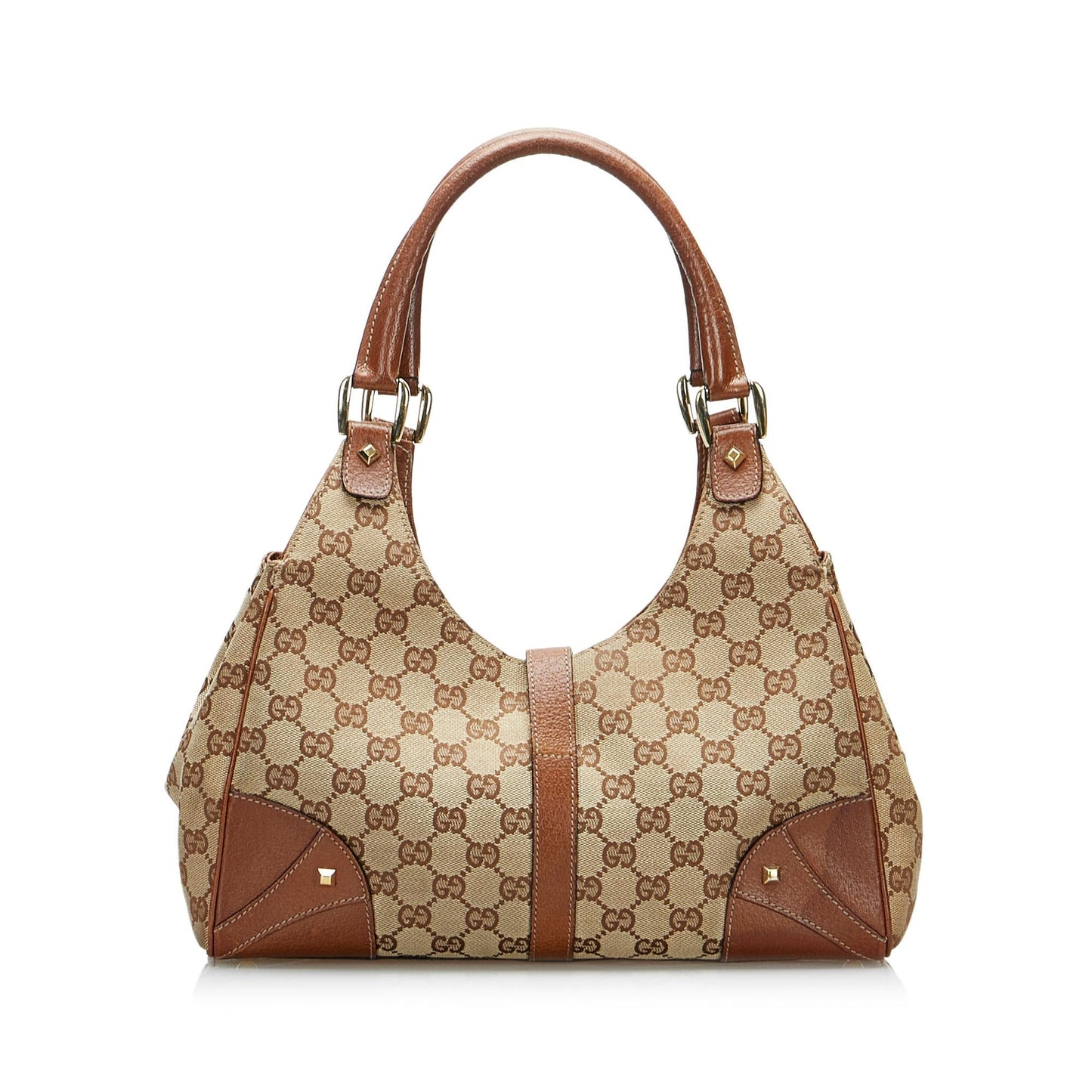 Gucci GG Canvas Nailhead Jackie O (SHG-m5gHWZ)