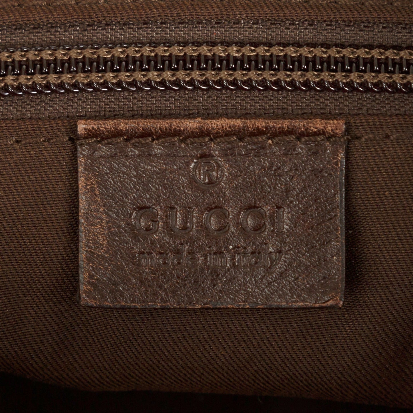 Gucci GG Canvas Perforated Leather Medium Messenger Bag