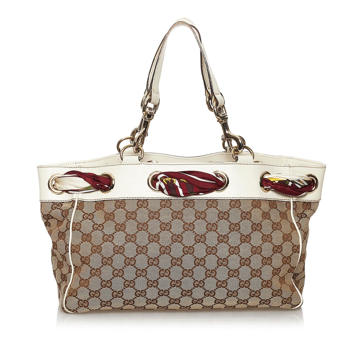 Gucci GG Canvas Positano Tote Bag (SHG-29859)