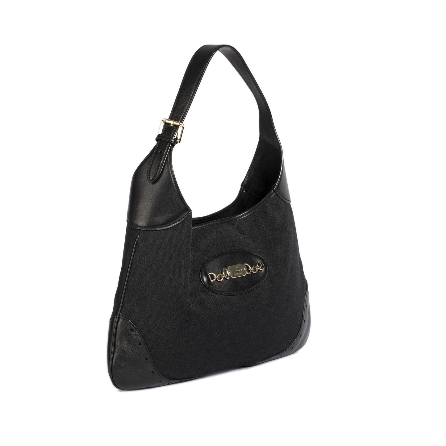 Gucci GG Canvas Punch Hobo