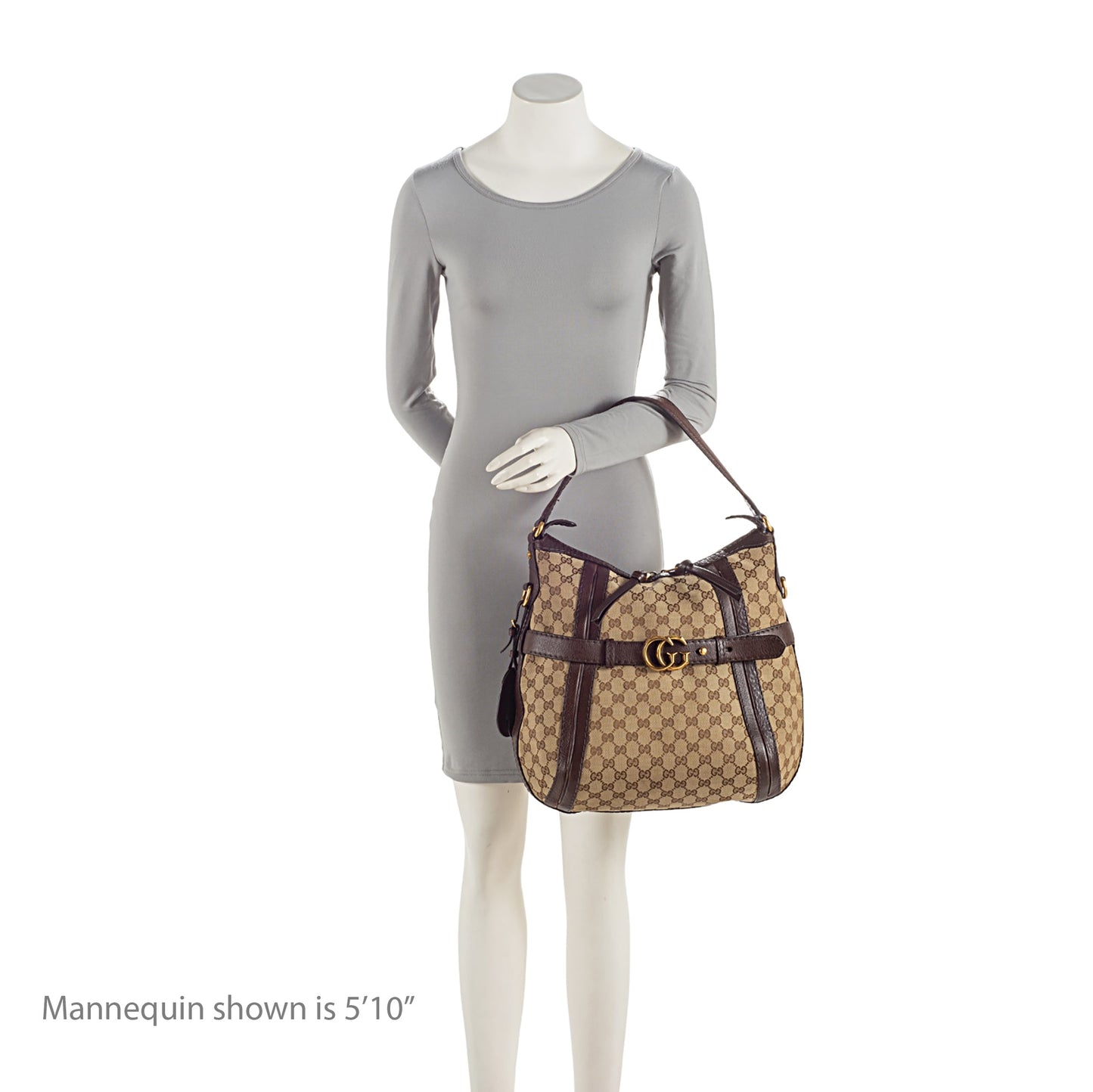 Gucci GG Canvas Running Medium Hobo (SHF-jpwkkM)
