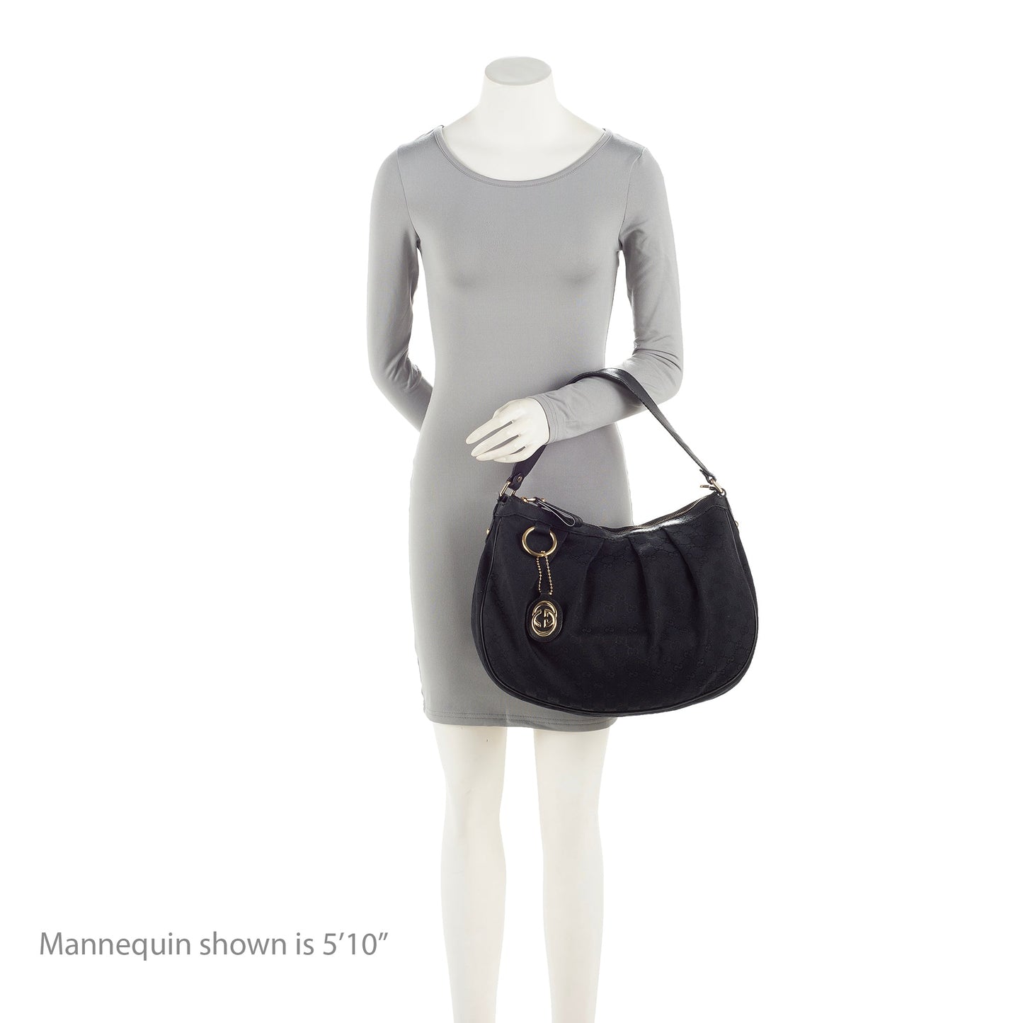 Gucci GG Canvas Sukey Hobo (SHF-23397)