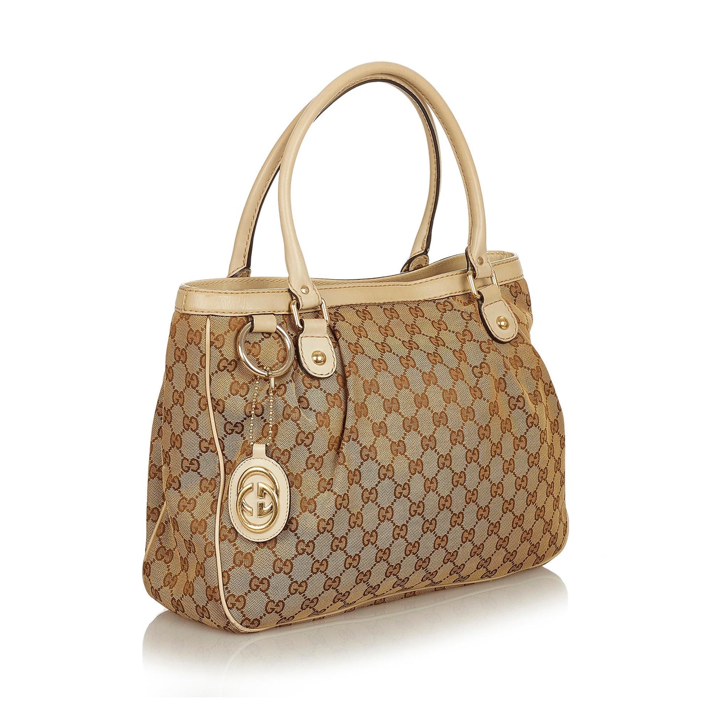 Gucci GG Canvas Sukey Tote Bag (SHG-26533)