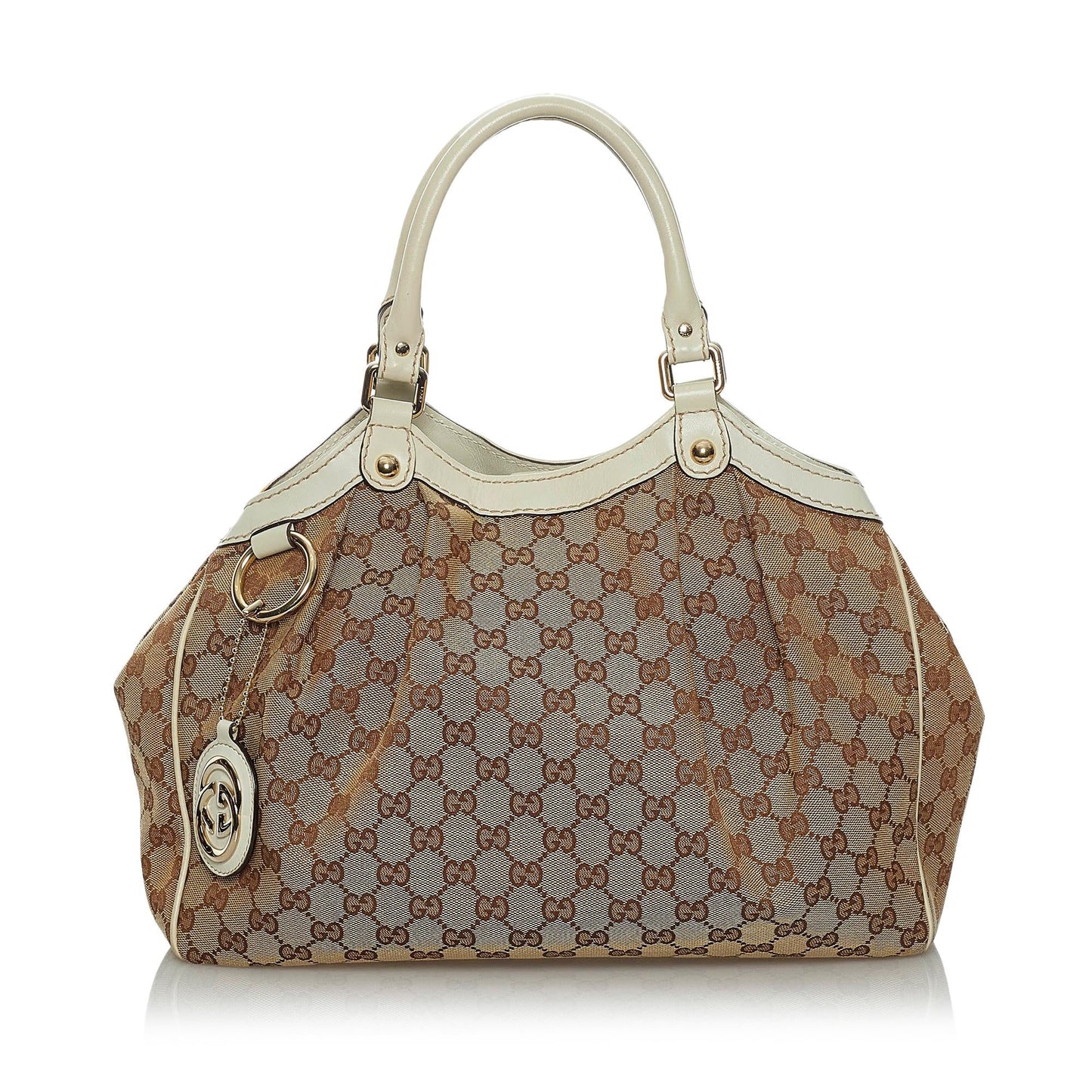Gucci GG Canvas Sukey Tote Bag (SHG-33951)