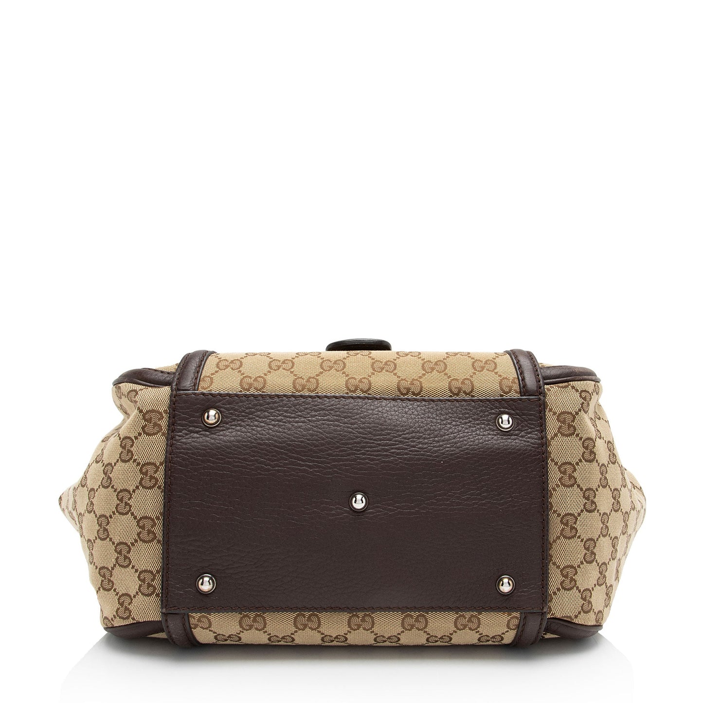 Gucci GG Canvas Techno Horsebit Top Handle (SHF-M1IDuu)