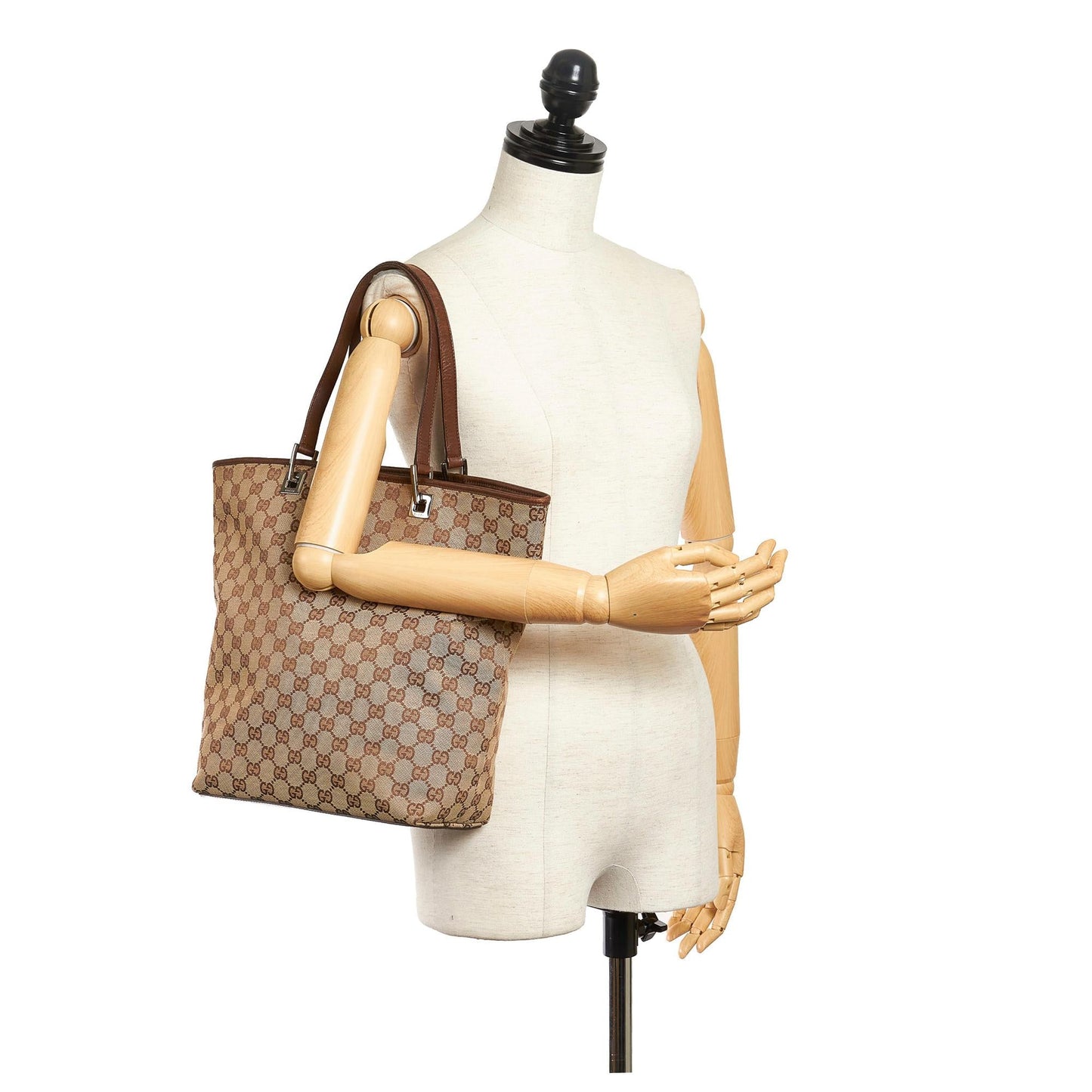 Gucci GG Canvas Tote Bag (SHG-34759)