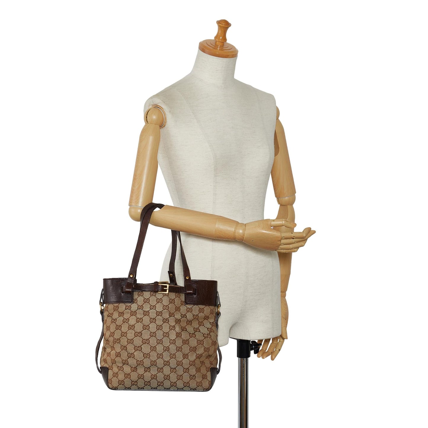 Gucci GG Canvas Tote Bag (SHG-RwdRiO)