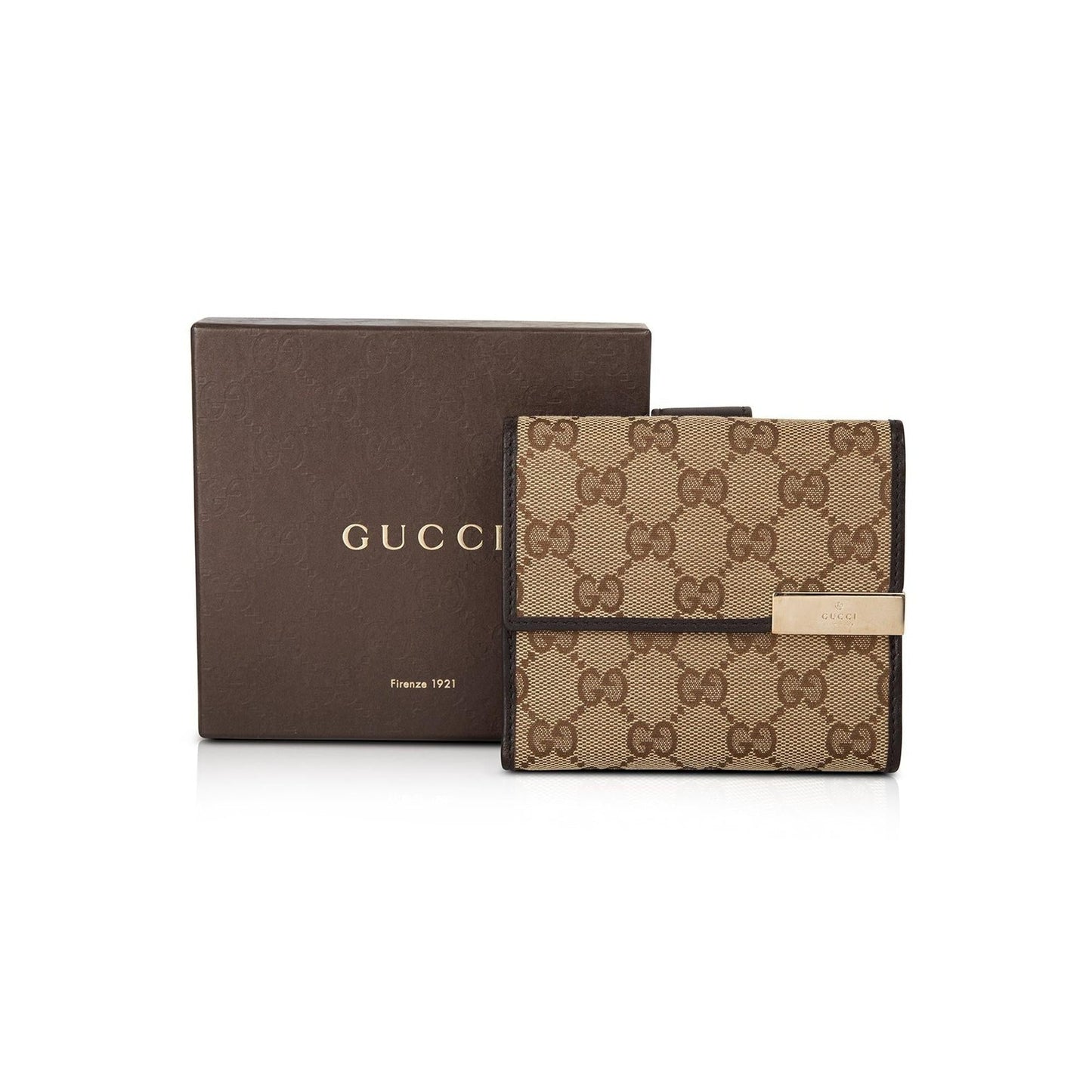 Gucci GG Canvas Trifold Wallet