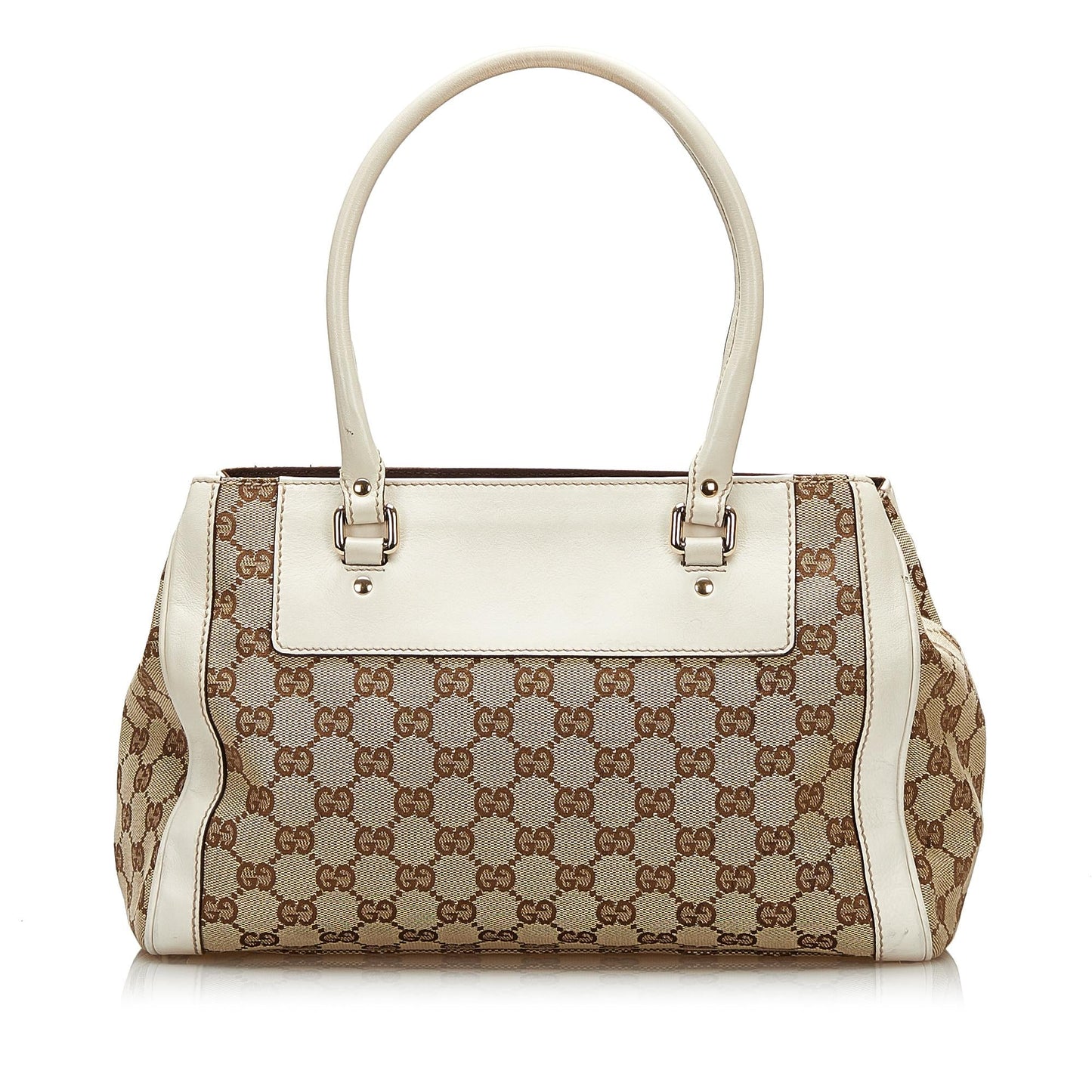 Gucci GG Canvas Trophy Tote (SHG-35223)