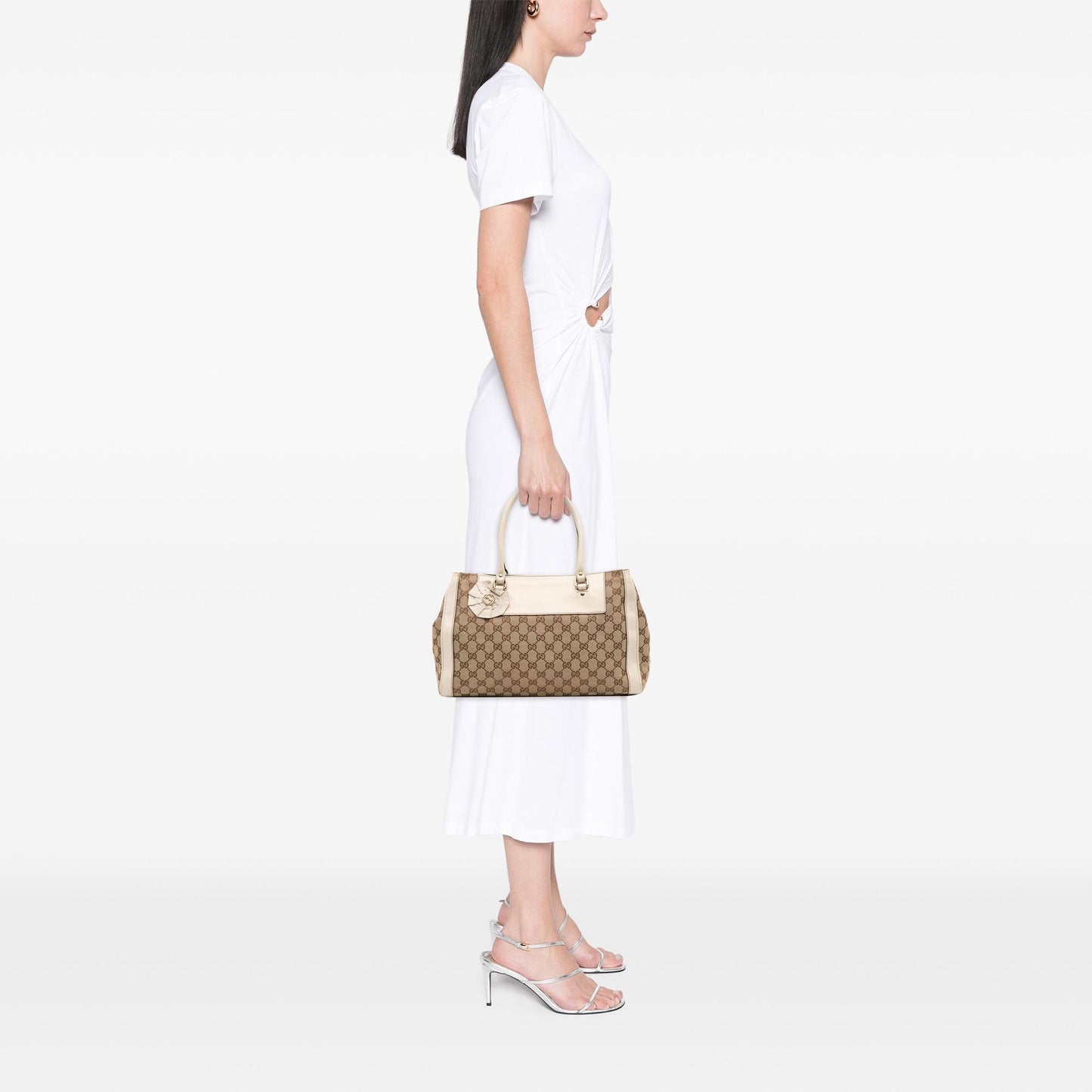 Gucci GG Canvas Trophy Tote