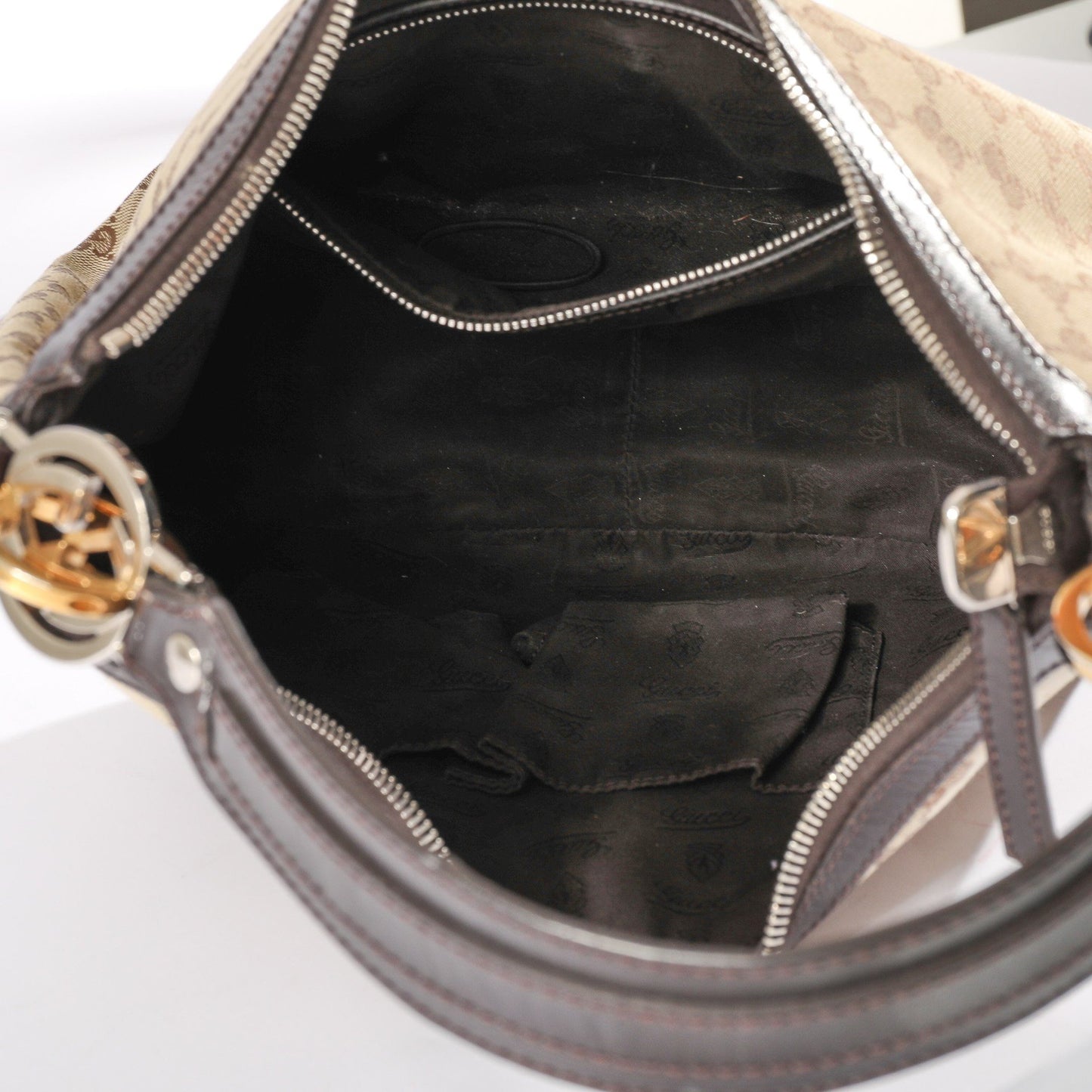 Gucci GG Canvas Twins Hobo