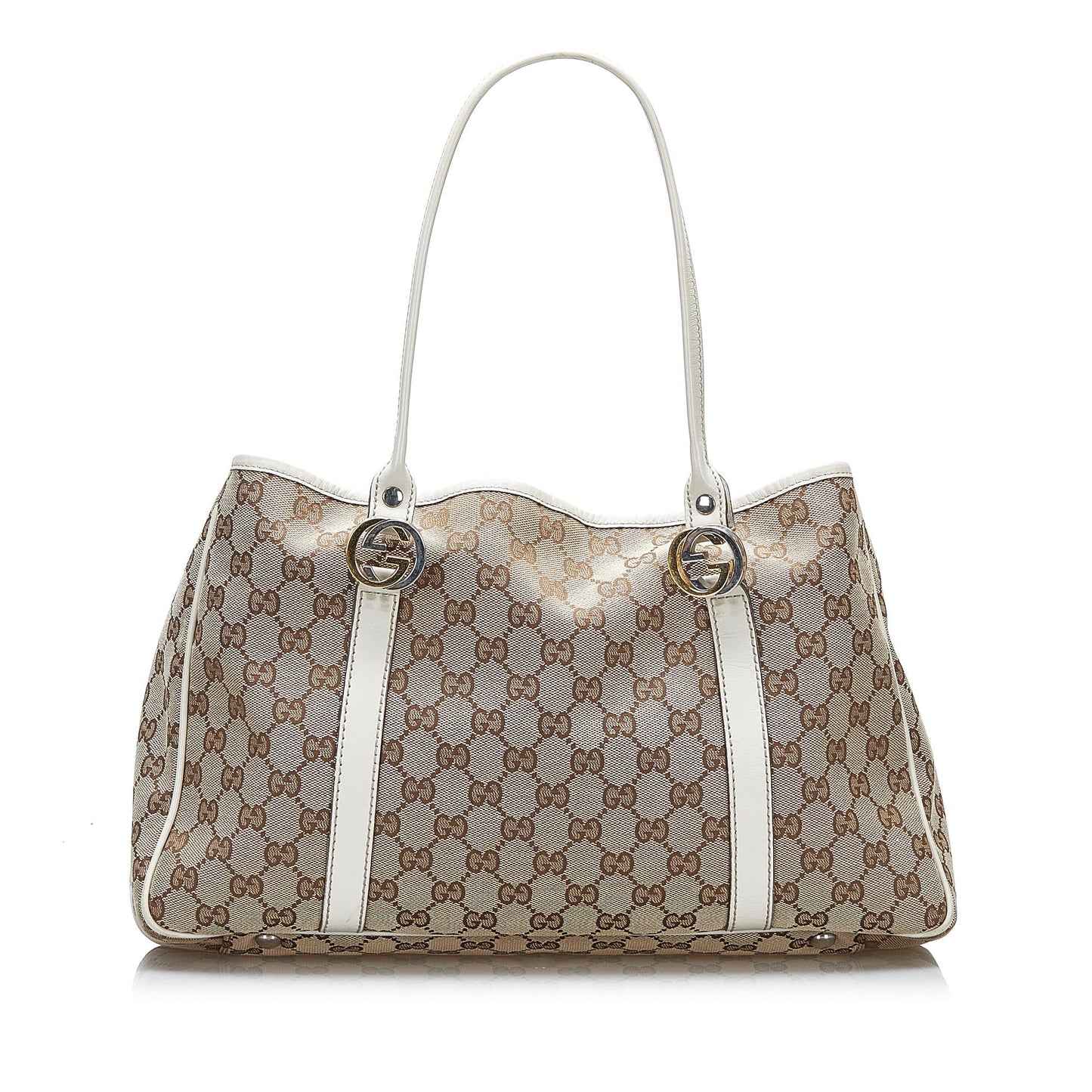Gucci GG Canvas Twins Tote (SHG-gu3wR2)