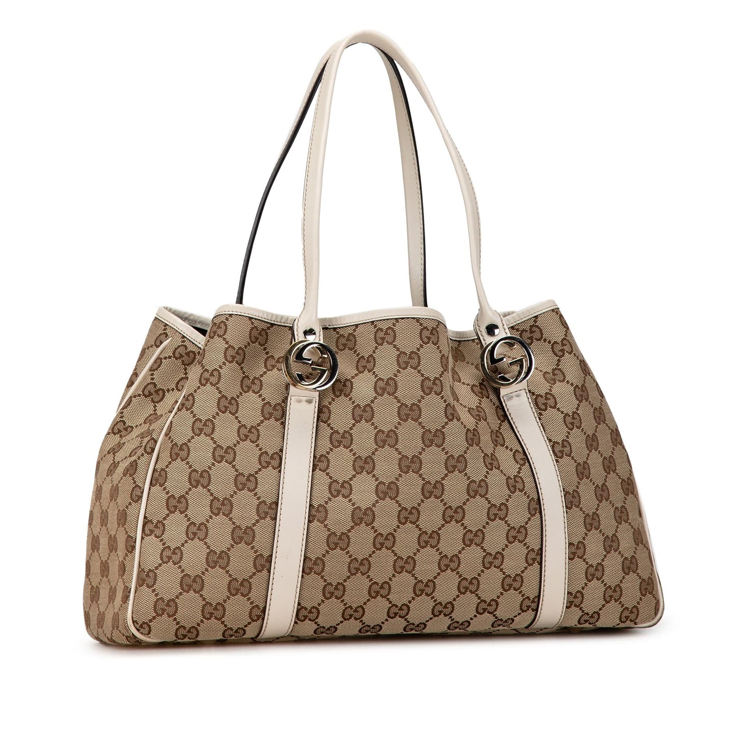 Gucci GG Canvas Twins Tote (SHG-Tw8Kwa)
