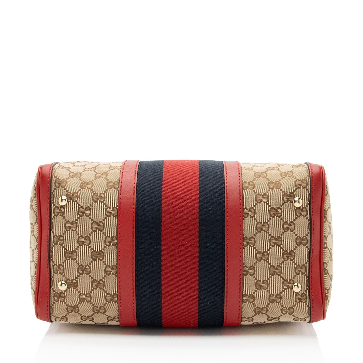 Gucci GG Canvas Vintage Web Joy Medium Boston Bag