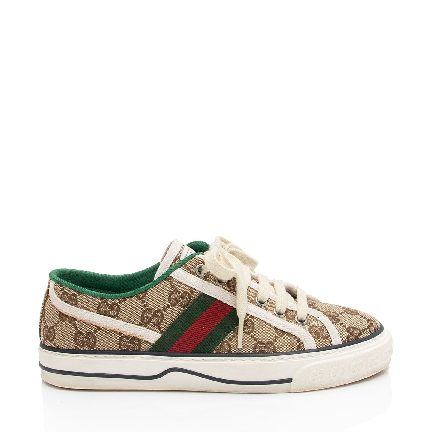 Gucci GG Canvas Web 1977 Tennis Sneakers - Size 6 / 36 (SHF-scIBzV)