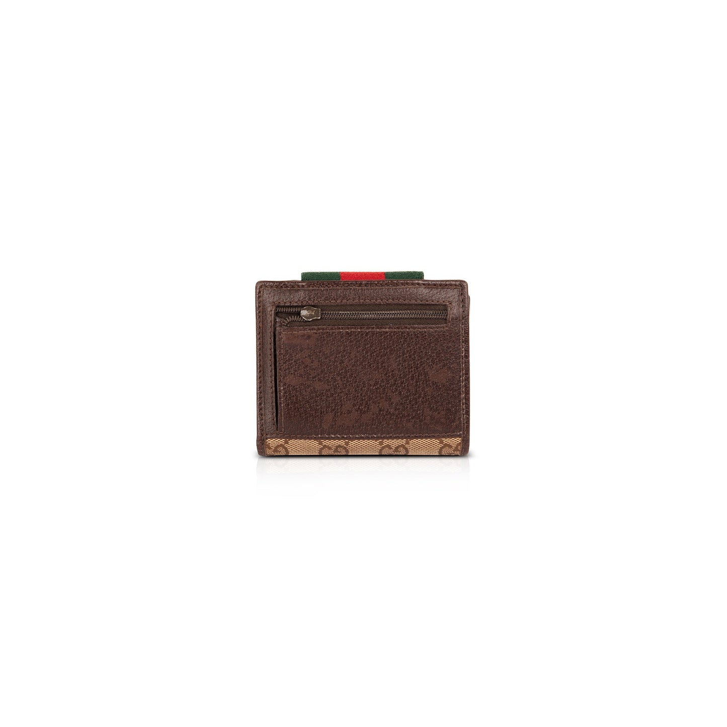 Gucci GG Canvas Web Compact Wallet