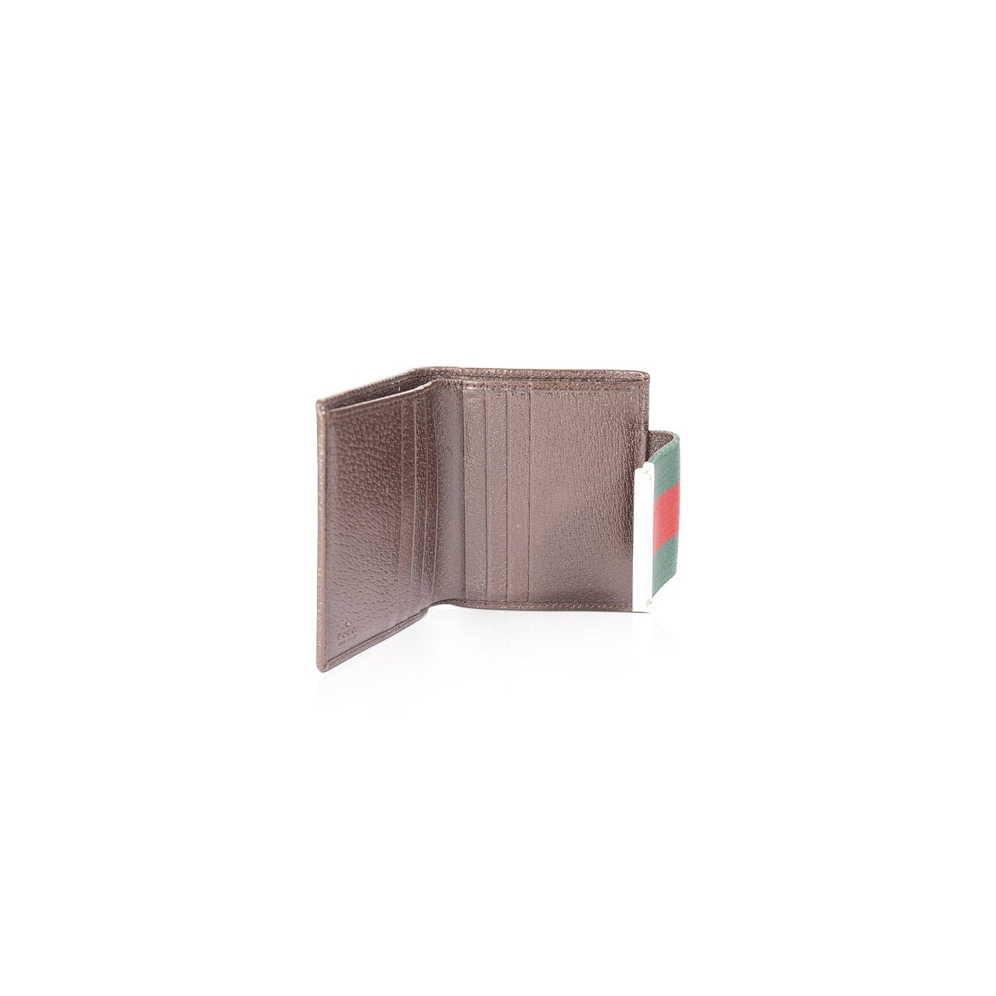 Gucci GG Canvas Web Compact Wallet