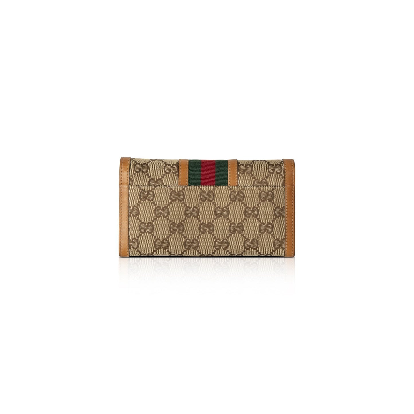 Gucci GG Canvas Web Continental Wallet