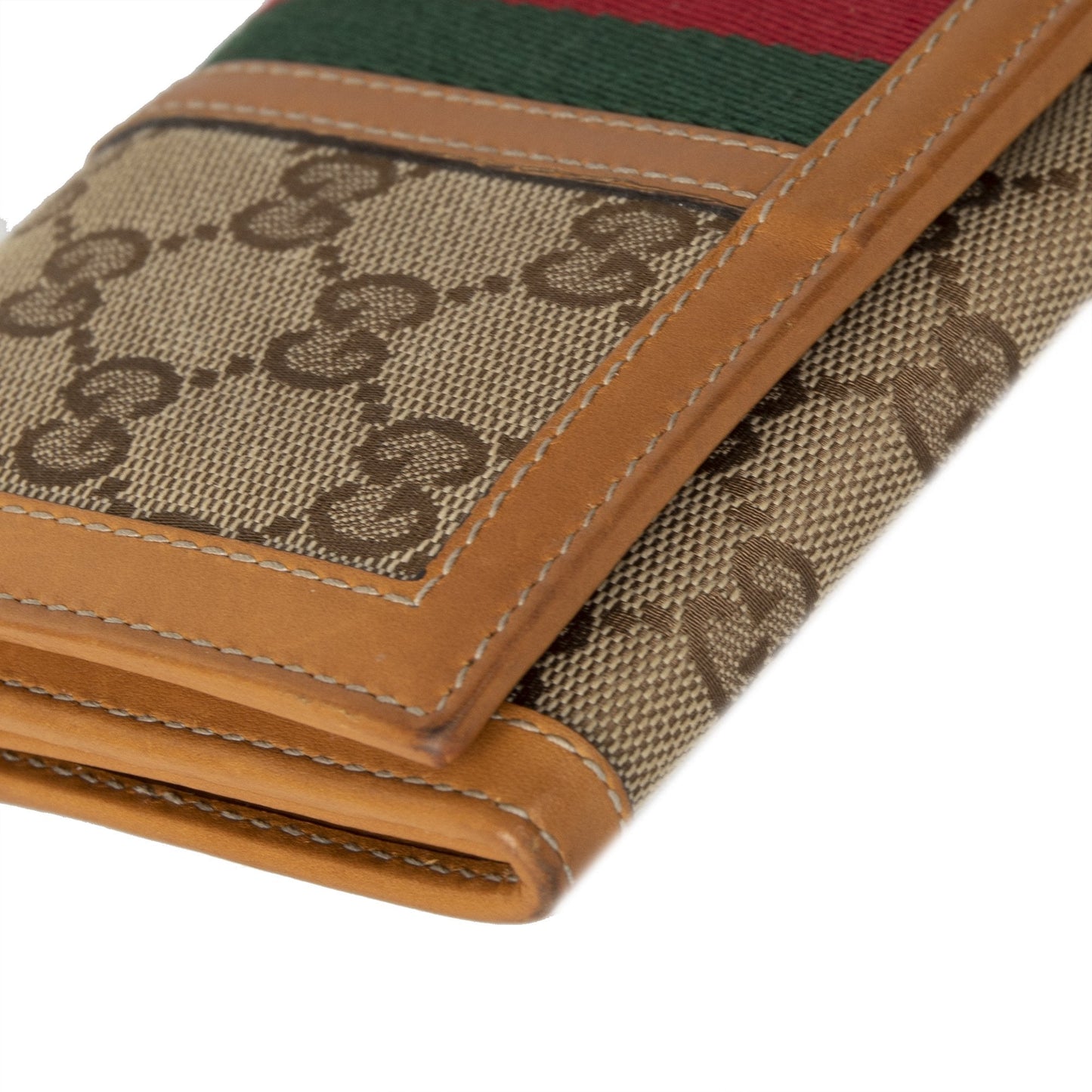 Gucci GG Canvas Web Continental Wallet