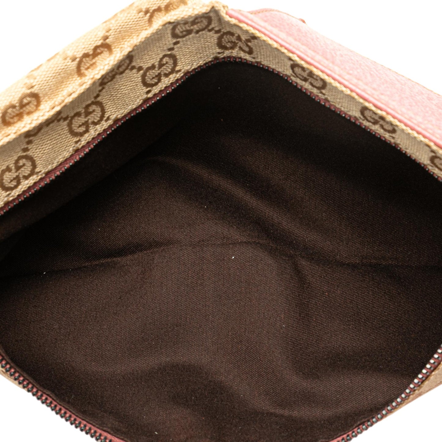 Gucci GG Canvas Web Double Pocket Belt Bag