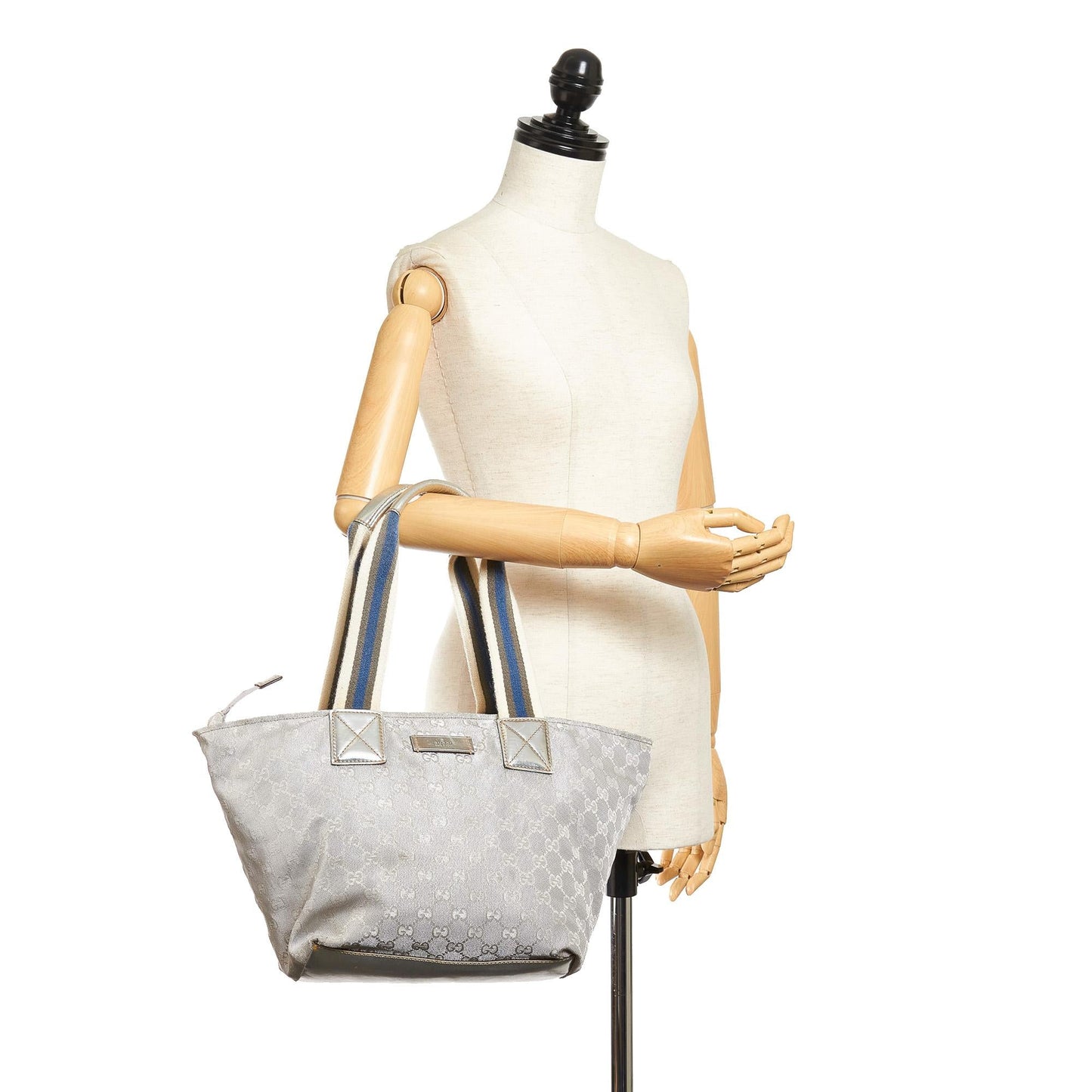 Gucci GG Canvas Web Handbag (SHG-32739)